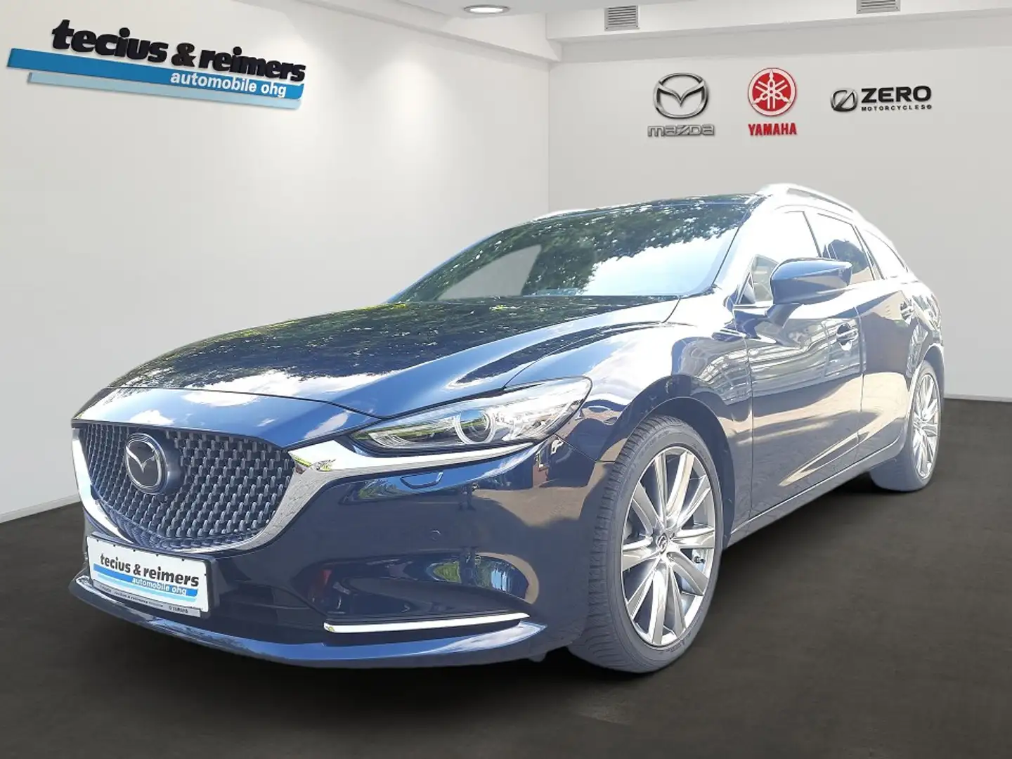 Mazda 6 Kombi SKYACTIV-G 194 AT Takumi Schiebedach Blau - 1
