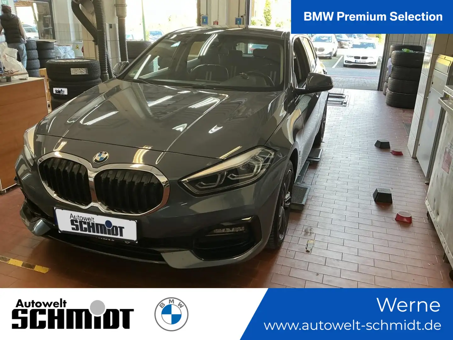 BMW 118 i Sport Line + 2Jahre-BPS.-GARANTIE Grau - 1