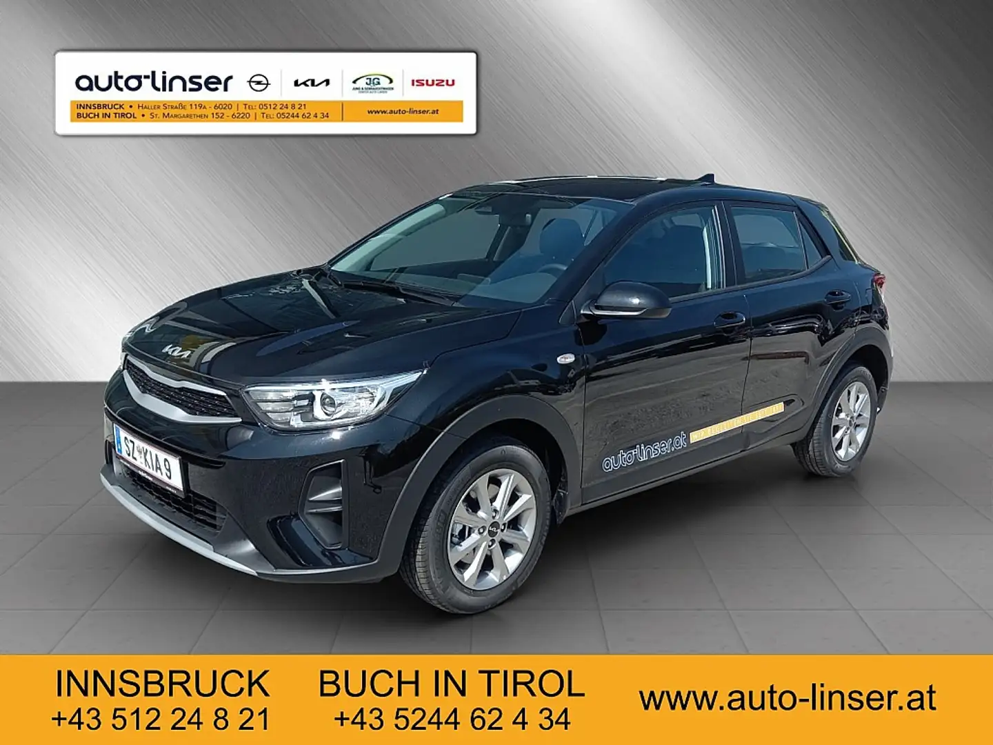 Kia Stonic 1,0 TGDI GPF ISG Titan Schwarz - 2