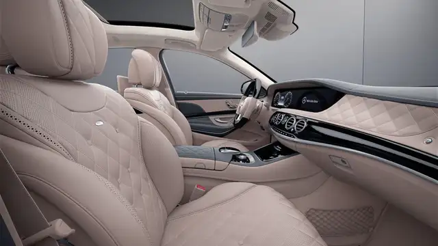 Mercedes-Benz S 560 4M LANG #DESIGNO MANUFAKTUR #FOND-TV #PANO