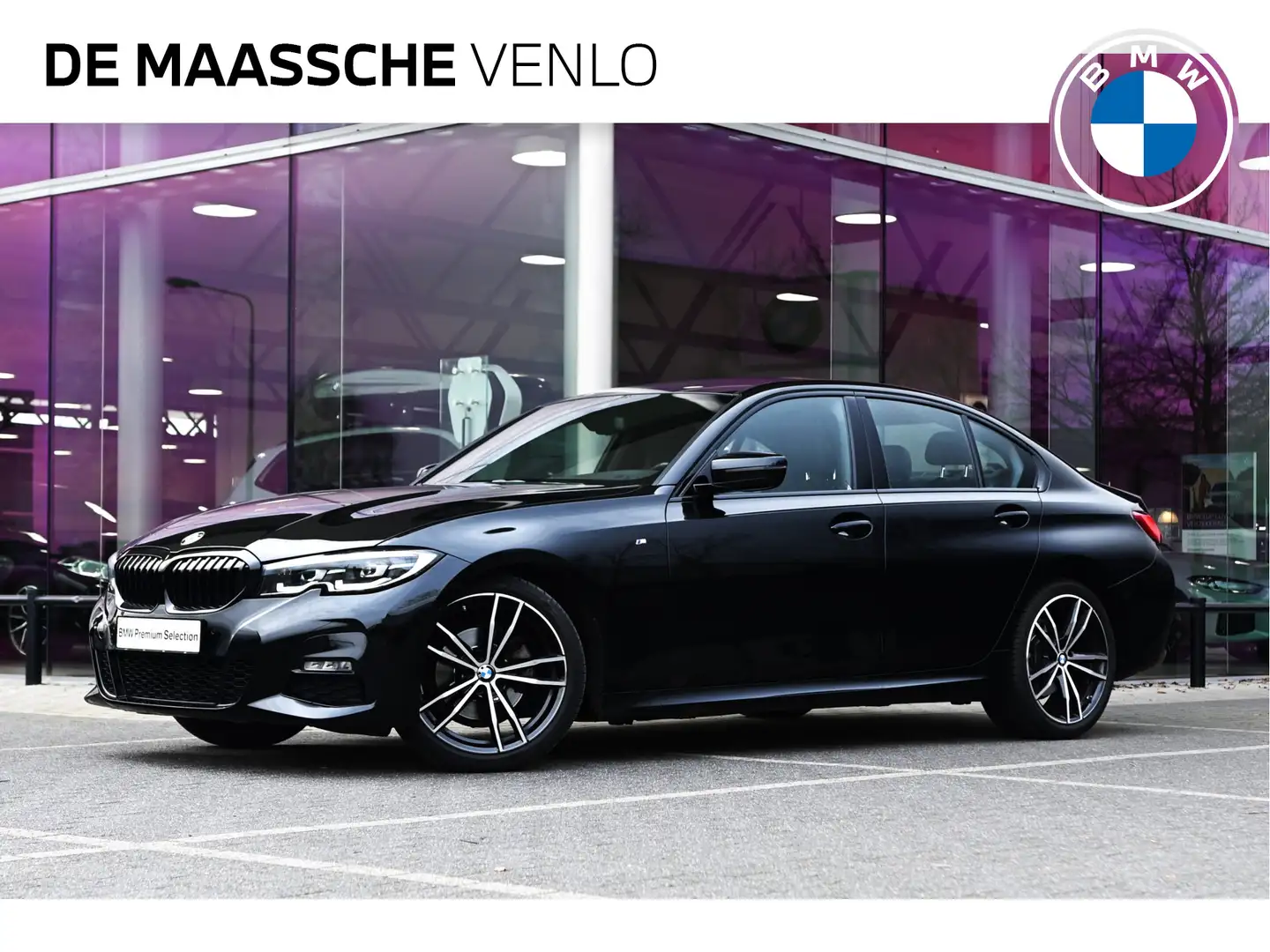 BMW 320 3-serie 320i High Executive M Sport Automaat / Spo Noir - 1