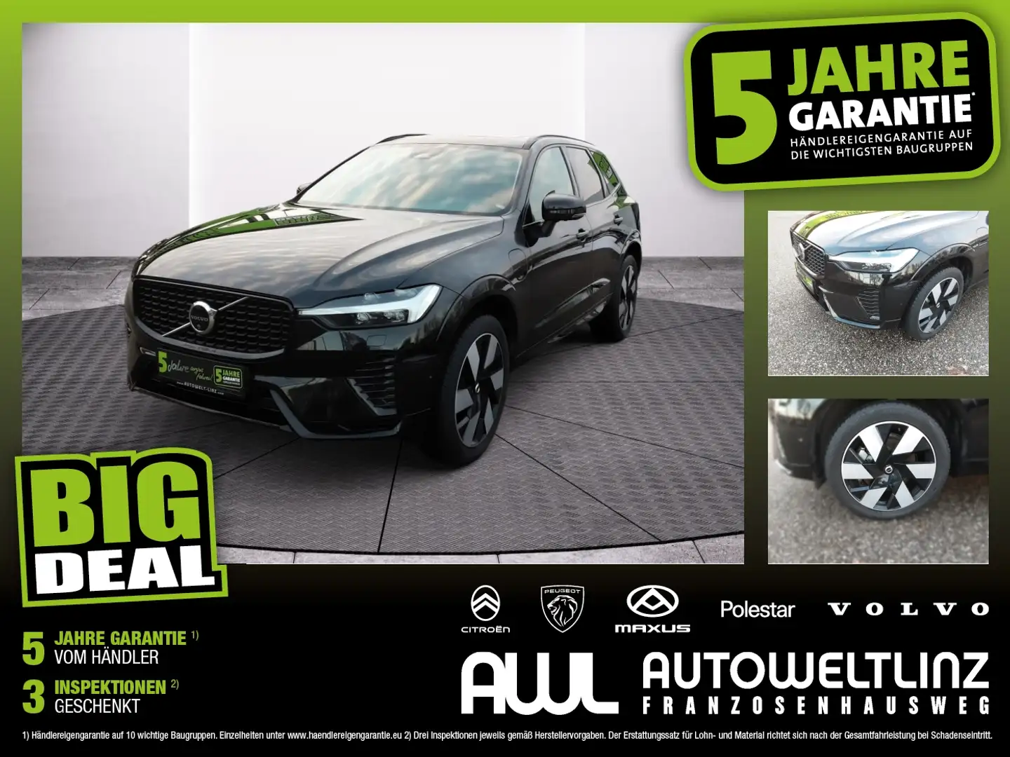 Volvo XC60 T6 PHEV AWD Plus Dark Schwarz - 1
