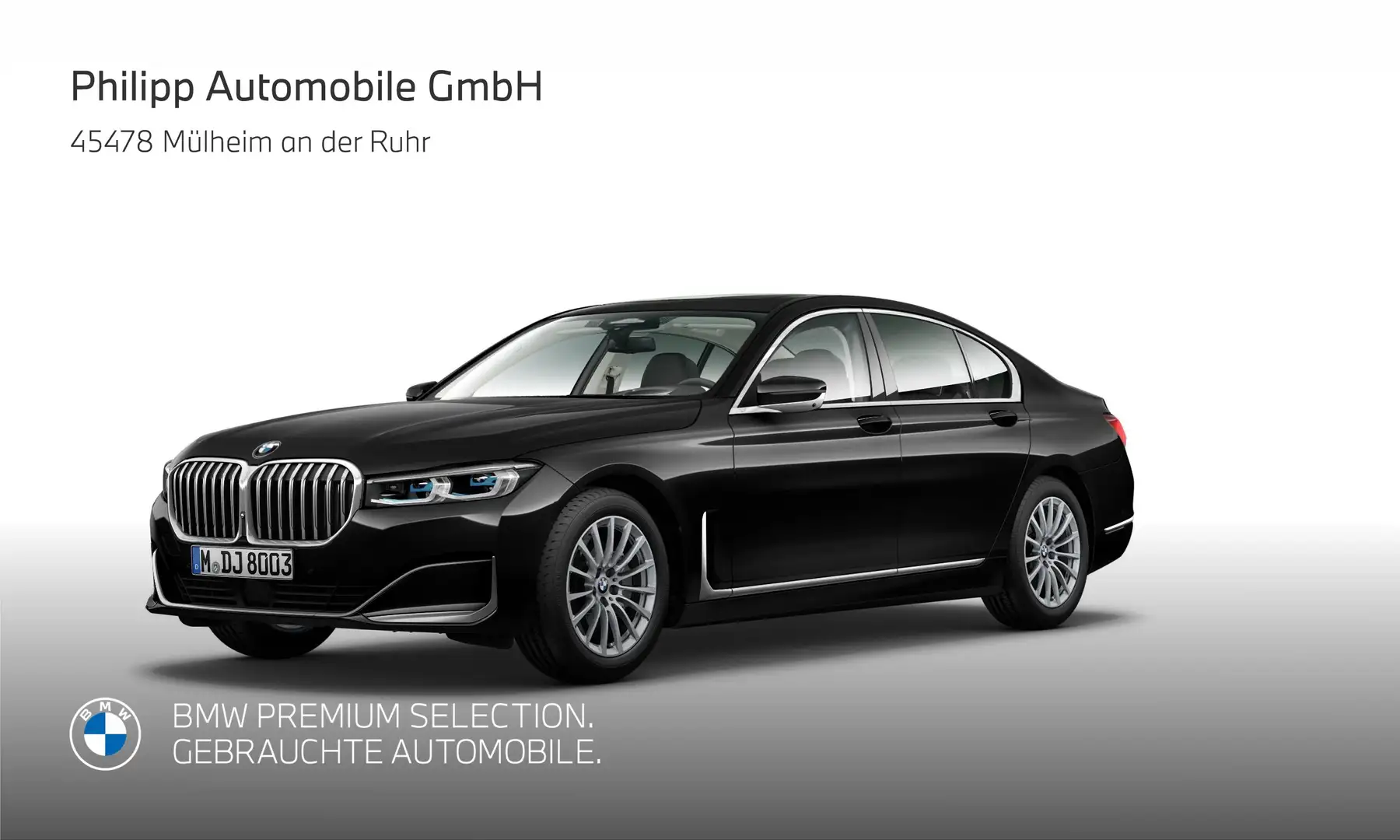 BMW 730 d DA-Prof Glasdach Massage 360°LASER Int-Lenk Schwarz - 1