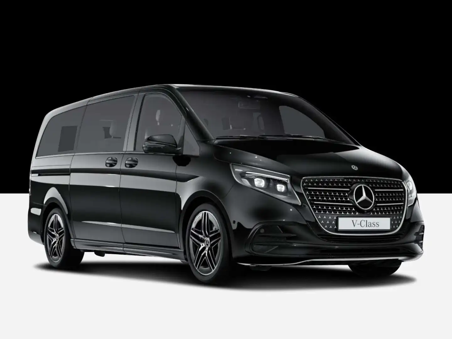Mercedes-Benz V 300 V 300 d AVANTGARDE Lang  AMG Line/Basic/Navi/Klima Noir - 1