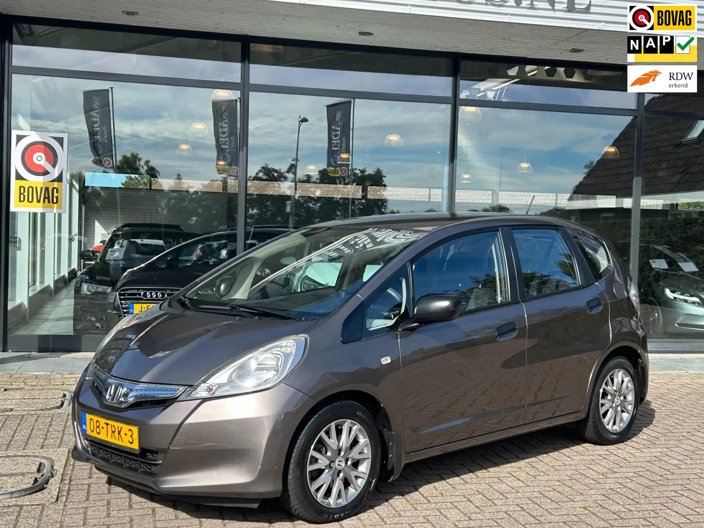 Honda Jazz 1.2 S 5Drs Airco LM-Velgen Isofix NAP NL-Auto Nett Brun - 1