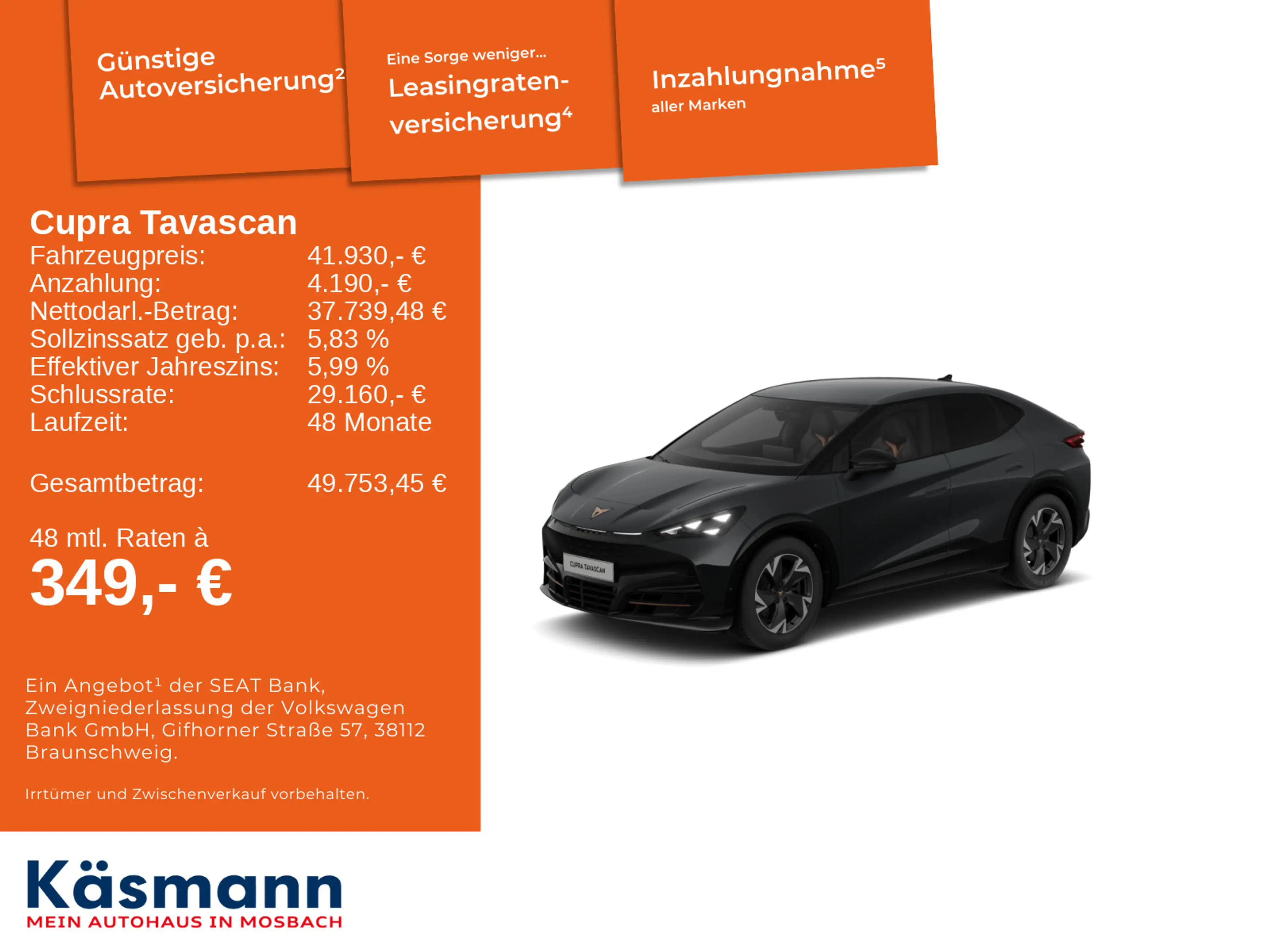 CUPRA Tavascan Endurance LED NAV KAM ACC SHZ WÄRMEPUMP — photo 2