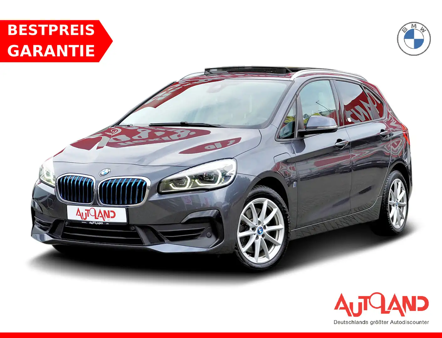 BMW 225 225xe Active Tourer Navi LED ACC Sitzheizung PDC Grau - 1