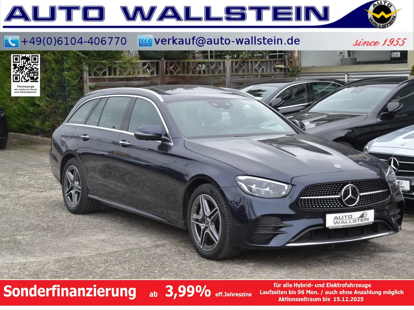 Mercedes-Benz E 300 T de AMG Line (Distronic SHD Memo KLGo 360 Blauw - 1