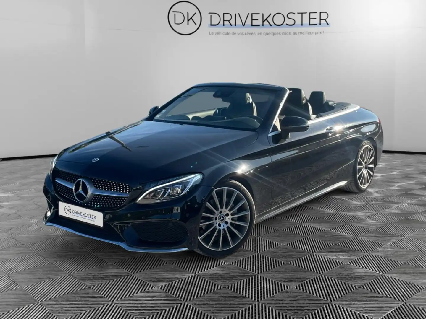 Mercedes-Benz C 220 Cabriolet C 220 d - BVA 9G-Tronic CABRIOLET - BM 205 BVA PHASE 1 Noir - 1