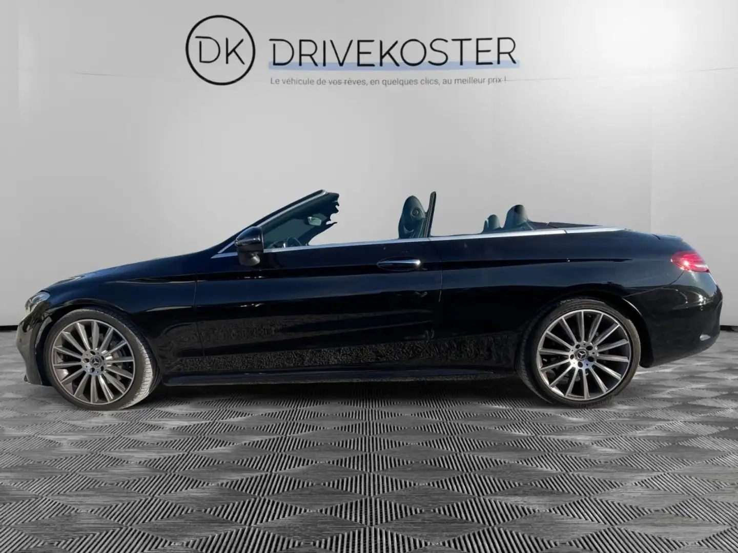 Mercedes-Benz C 220 Cabriolet C 220 d - BVA 9G-Tronic CABRIOLET - BM 205 BVA PHASE 1 Noir - 2
