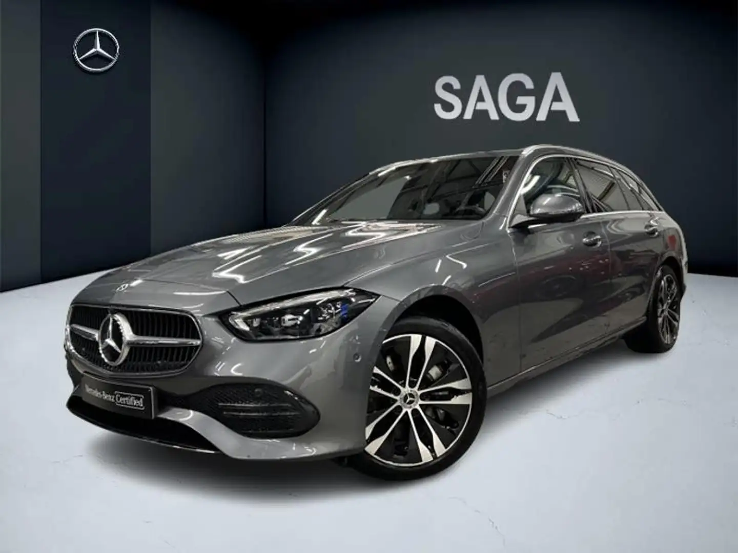 Mercedes-Benz C 300 e Break Luxury Line Gris - 1