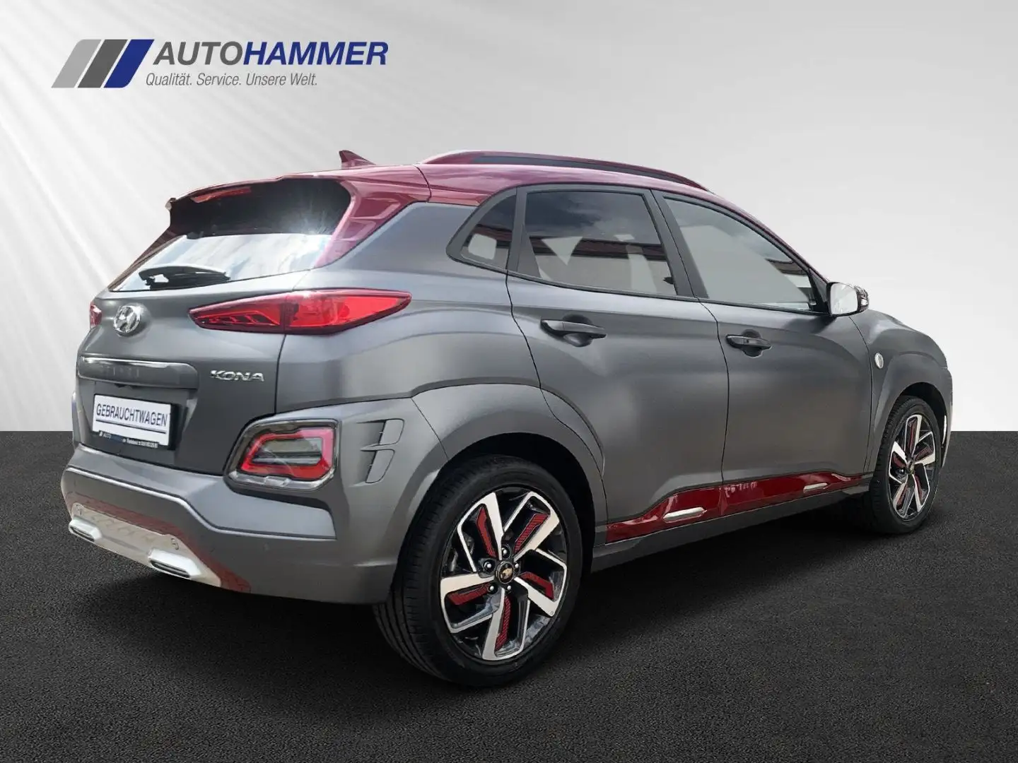 Hyundai KONA 1.6T 2WD DCT IRON MAN Ed. Marvel Leder AHK Gris - 2