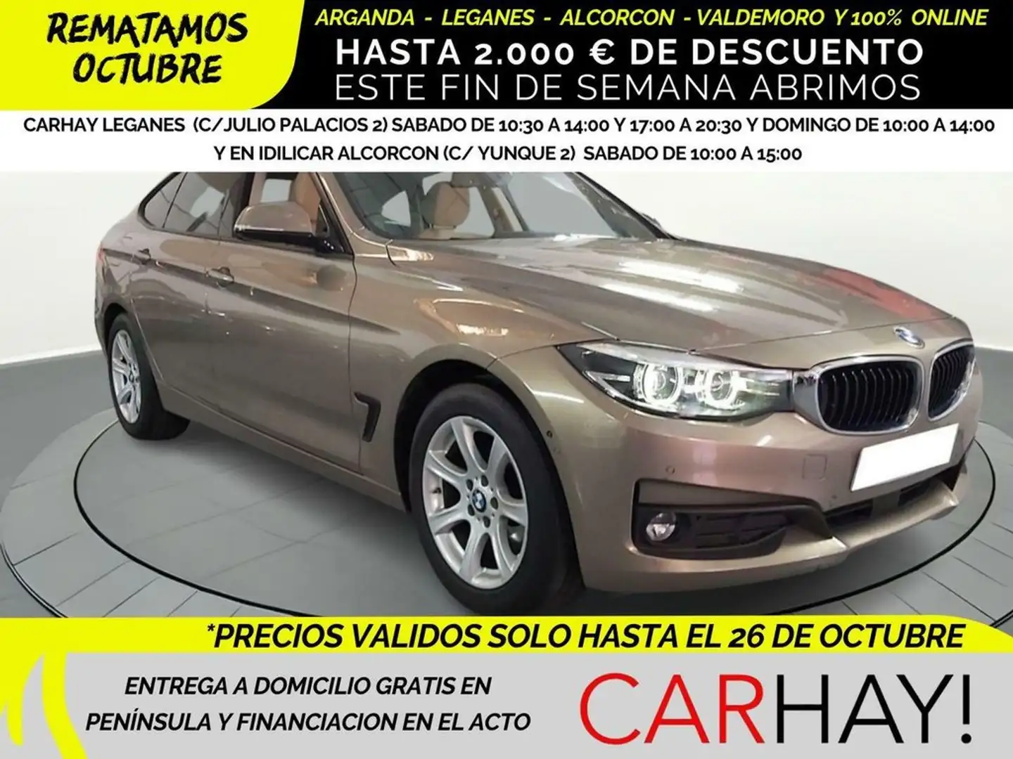 BMW Active Hybrid 3 GT XDRIVE 190CV 2018 Grigio - 1