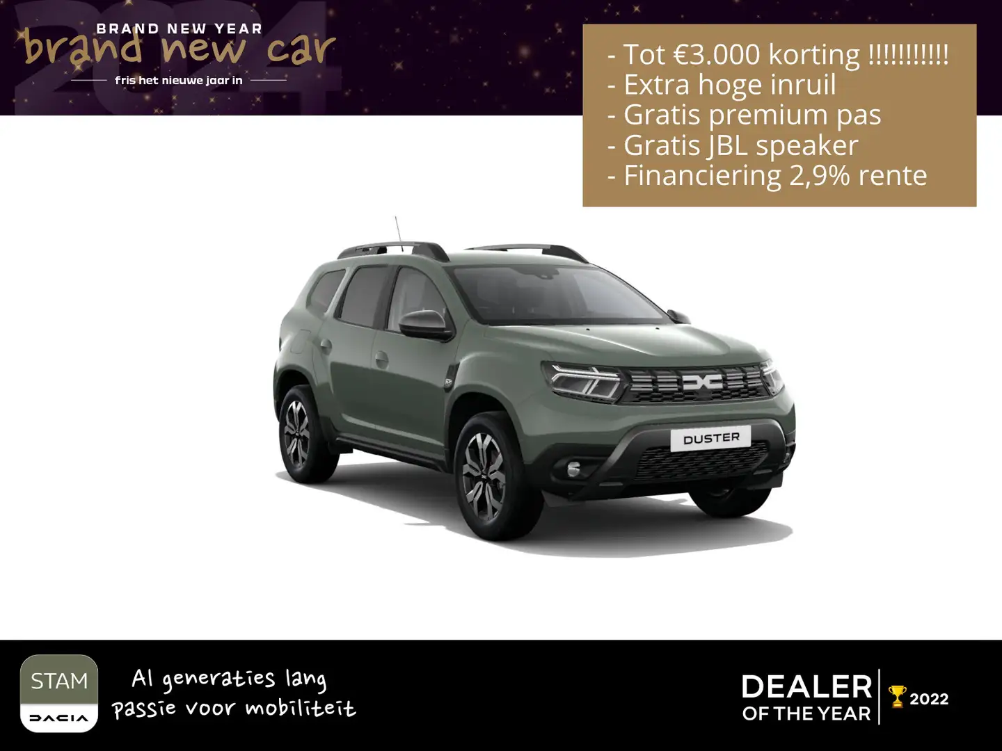 Dacia Duster TCe 150 6DCT Journey Automatisch | Pack Easy Groen - 1