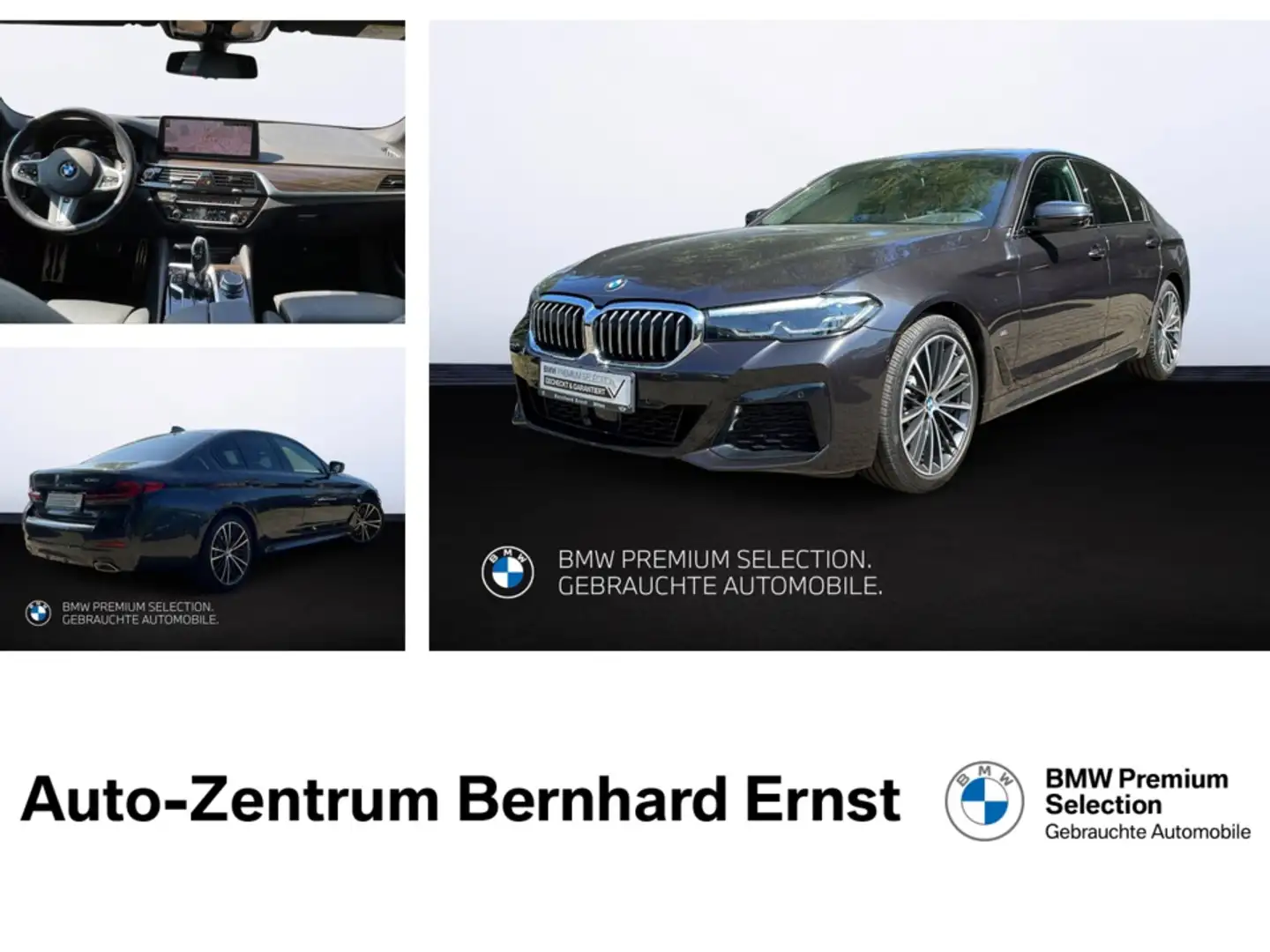 BMW 530 i Navi Leder Tempom.aktiv Glasdach Bluetooth MP3 S Grigio - 1