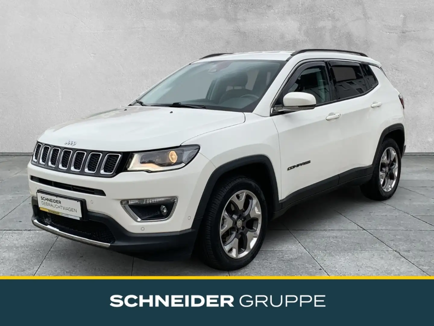 Jeep Compass Limited FWD 1.4 MultiAir RFK+NAV+ACC+BT Weiß - 1
