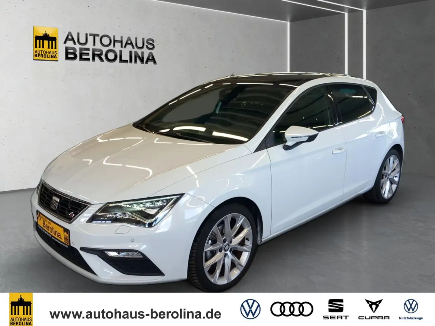 SEAT Leon 1.5 TGI FR *PANO*NAVI*ACC*LED*R-CAM*SHZ* Bílá - 2