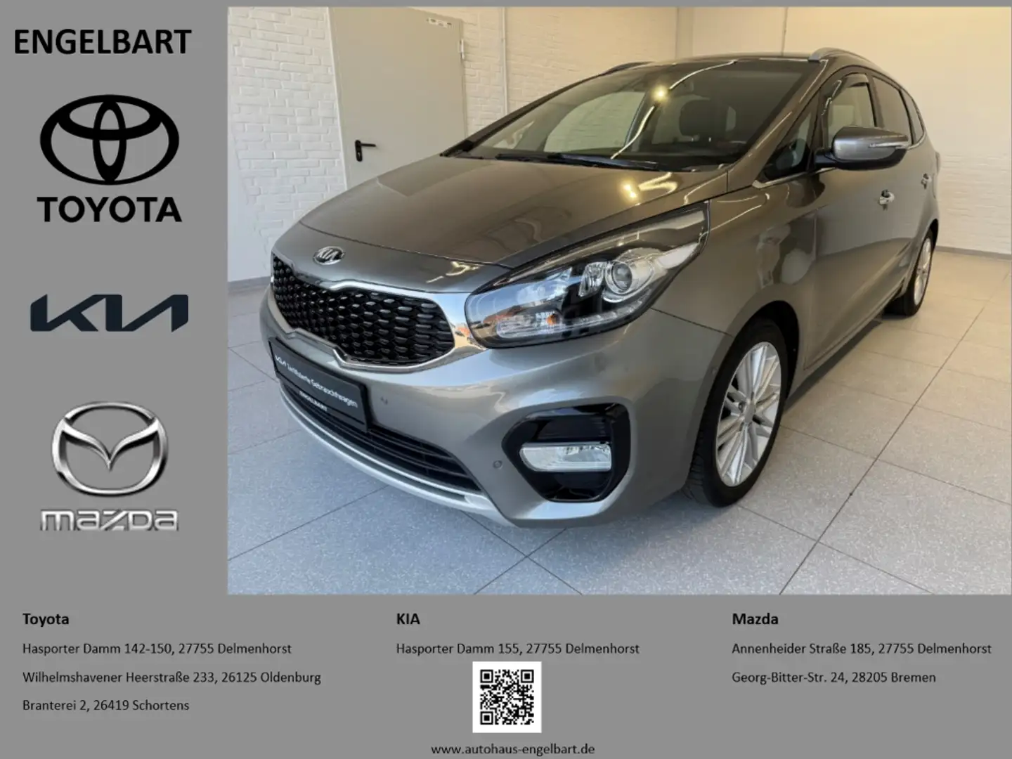 Kia Carens Vision 2.0 GDI Navi-Paket Performance-Paket Plateado - 1