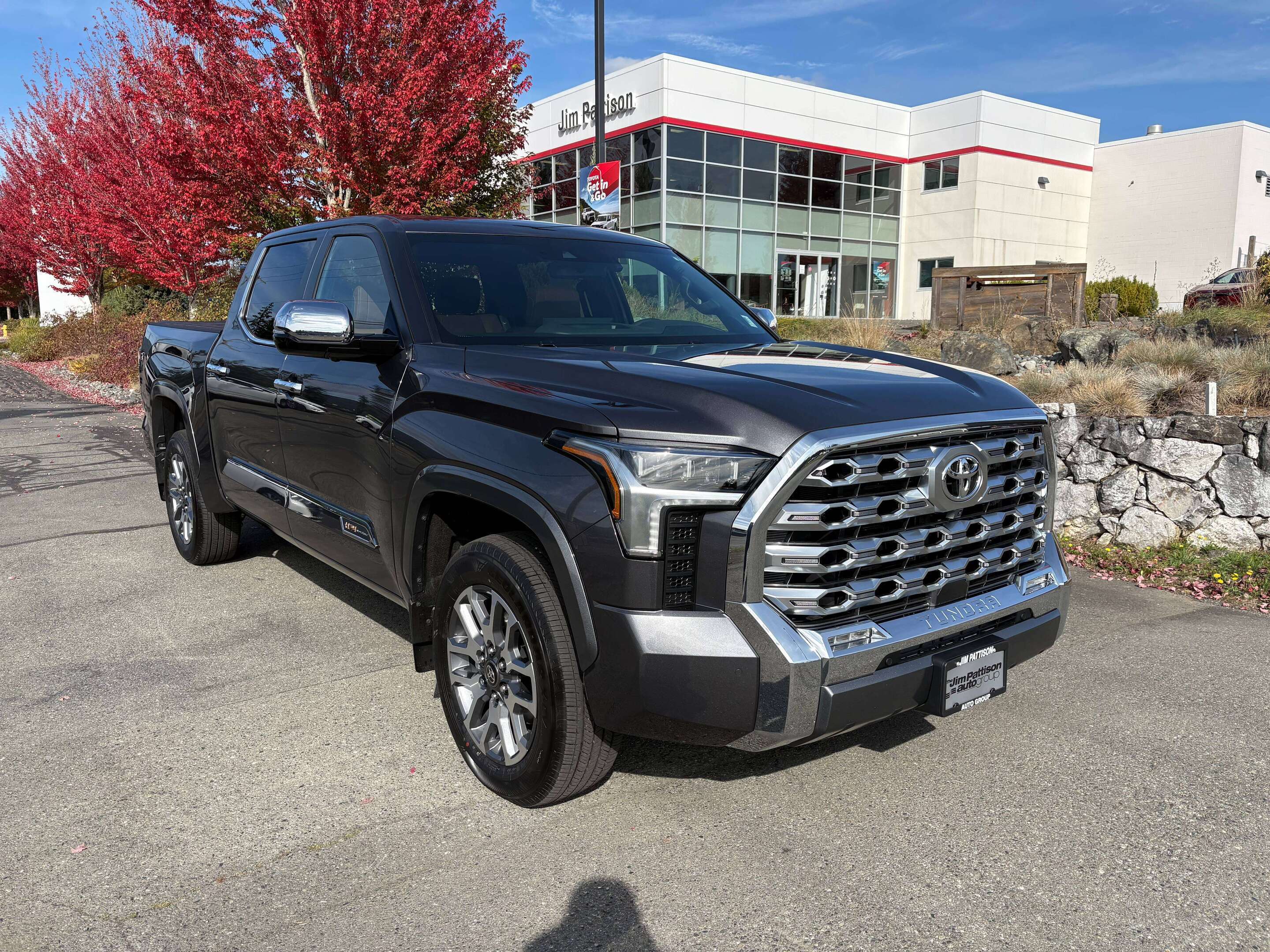 Gray 2026 Toyota Tundra Pickup Truck Four-Wheel Drive Automatic