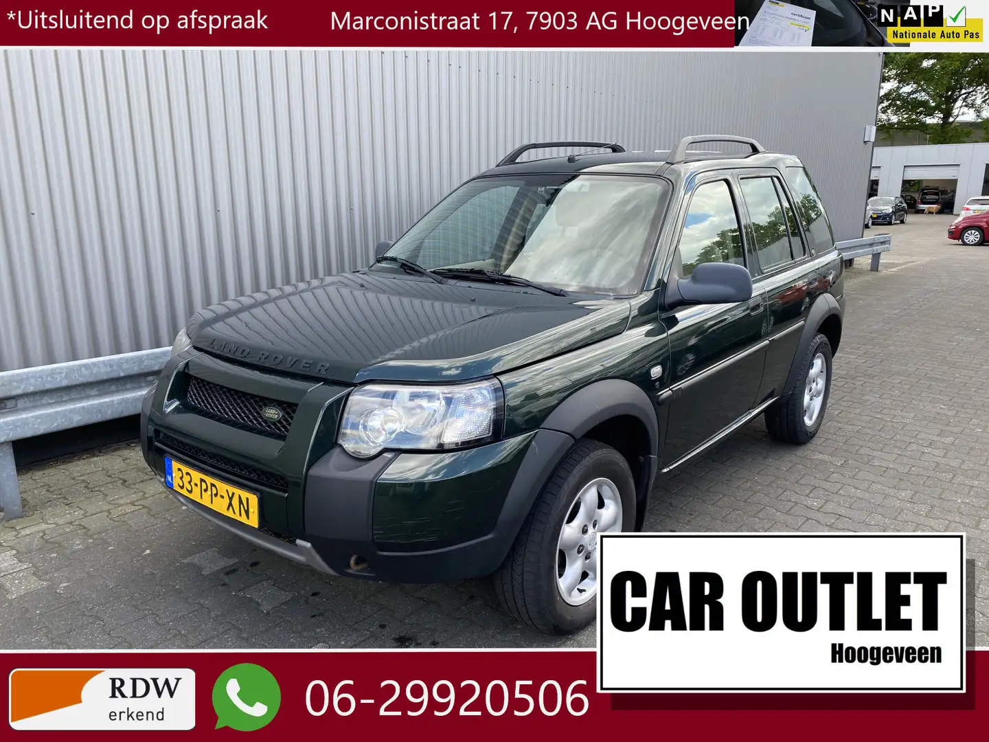 Land Rover Freelander Station Wagon 1.8 S 168Dkm.NAP, A/C, Hill/Hold, Tr Verde - 1