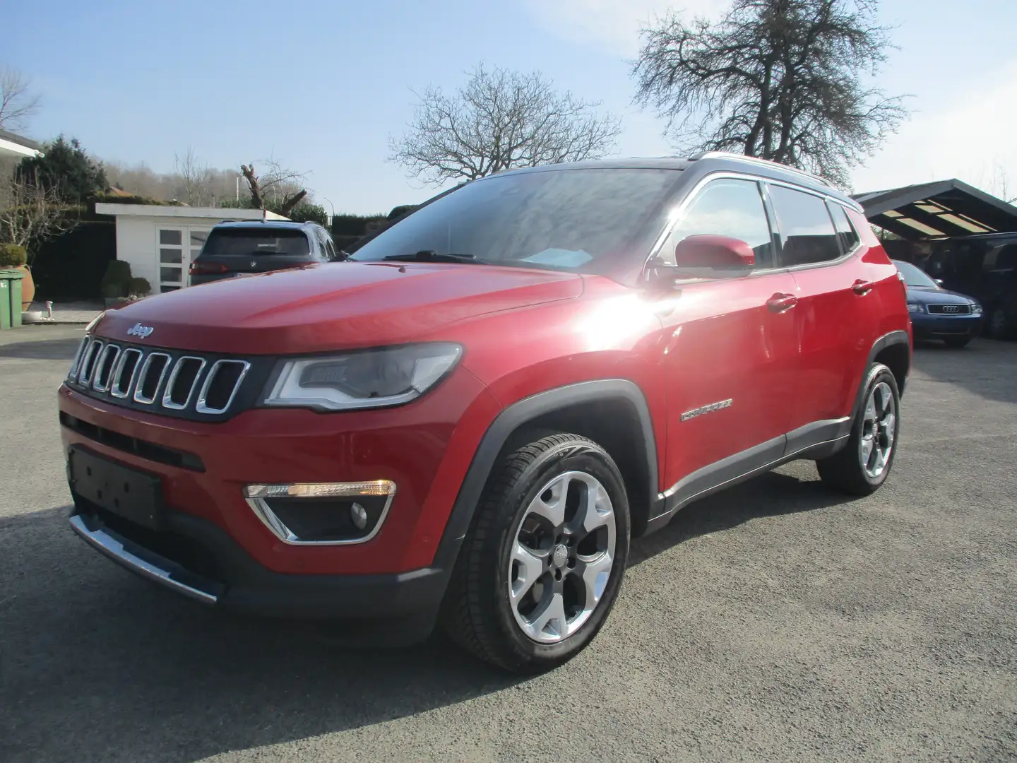 Jeep Compass 1.4 Turbo 4x4 Automaat/Navi/Camera/Leder/39.000km Rood - 1