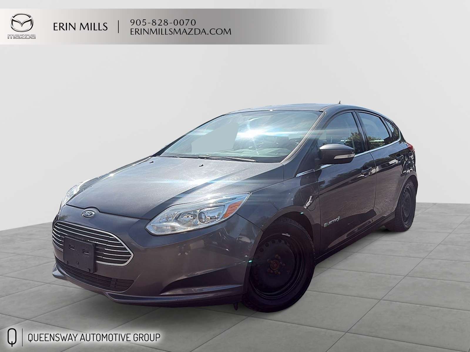 Gray 2017 Ford Focus Electric Hatchback Front-Wheel Drive Automatic