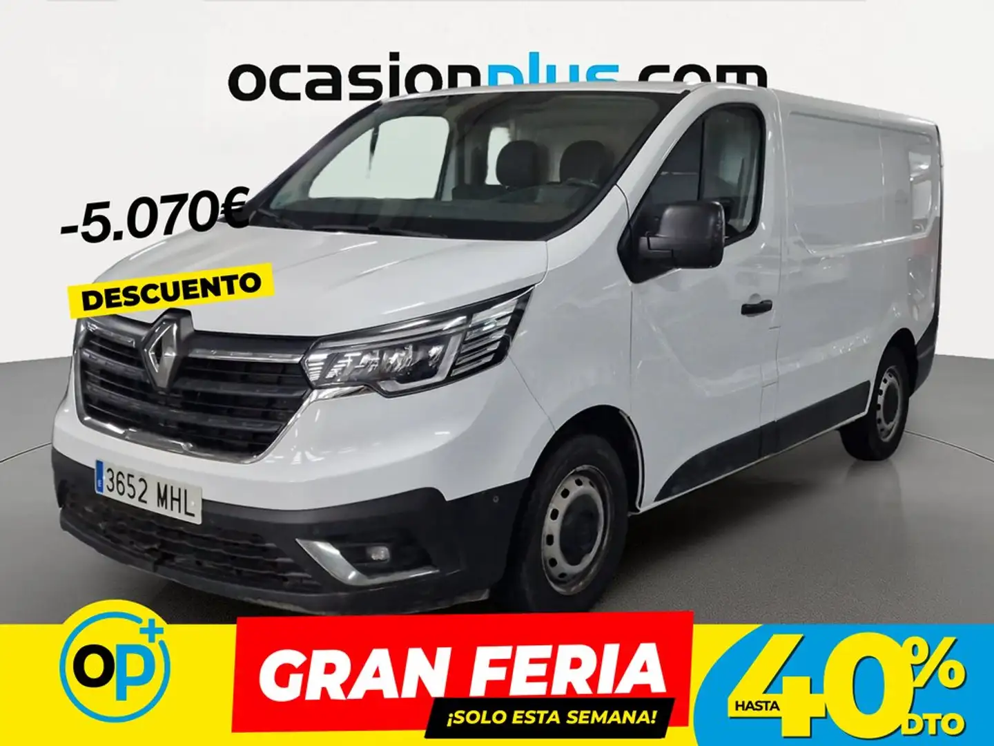 Renault Trafic Furgón L1H1 BluedCi 96kW Blanco - 1