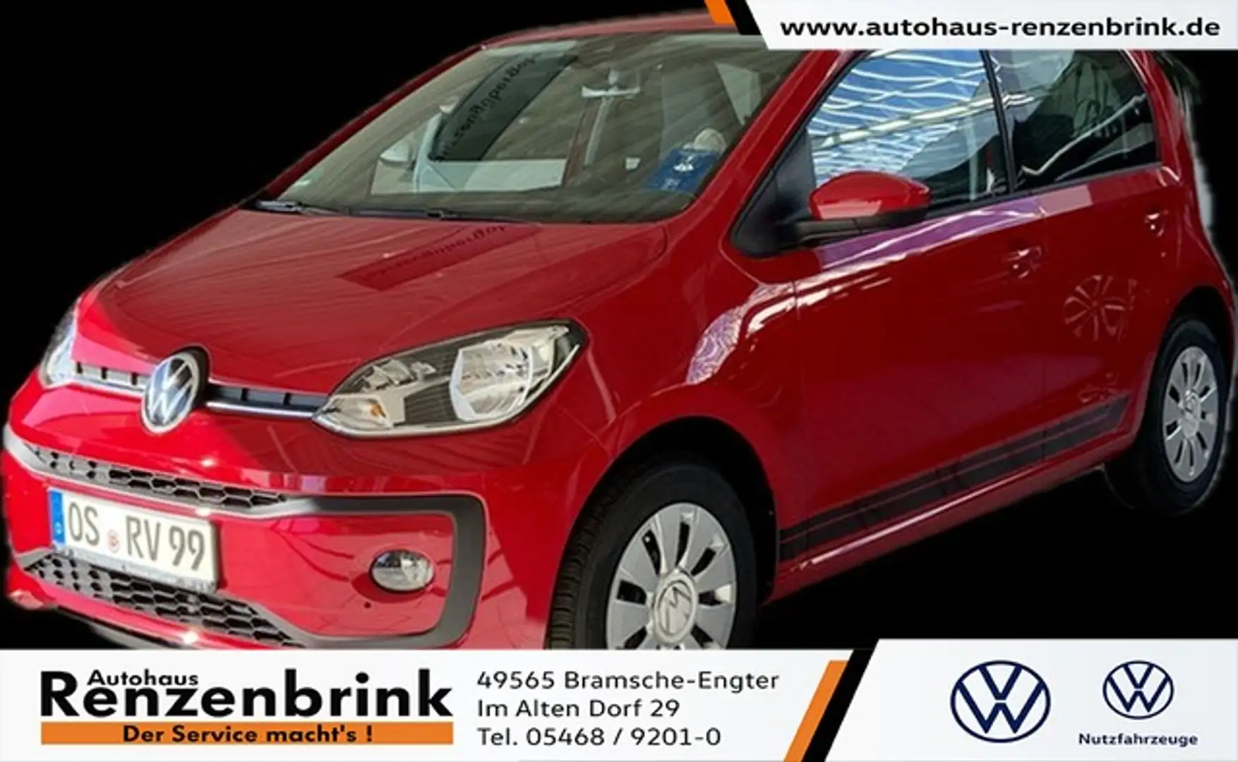 Volkswagen up! eco up! maps&more Komfort+Winter-Paket LED Ganz... Rot - 1