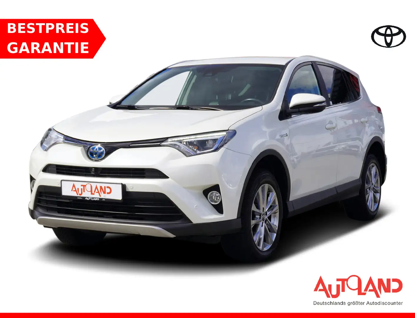 Toyota RAV 4 RAV4 2.5 Hybrid Executive LED Navi AHK 360° DAB Blanc - 1