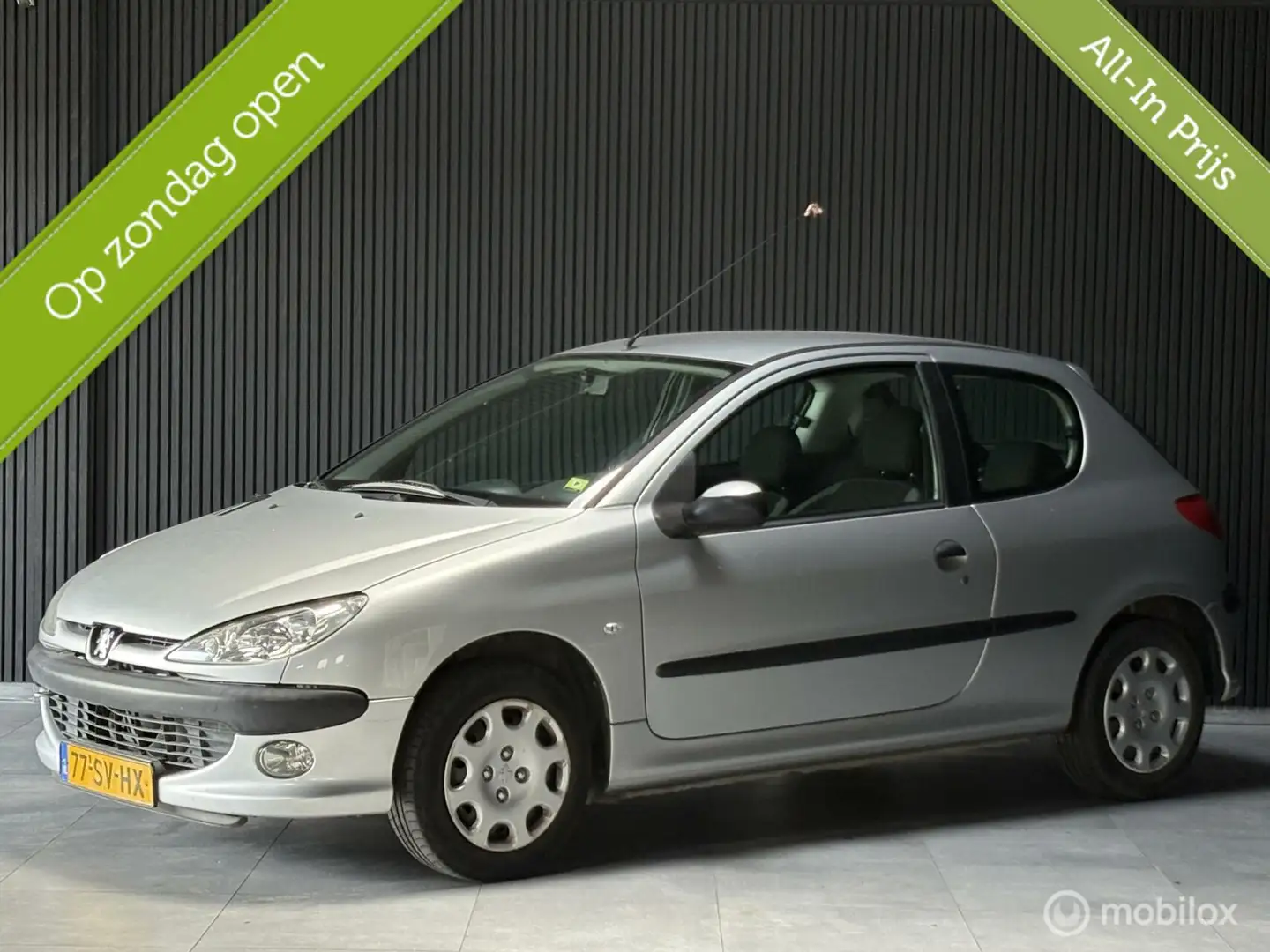 Peugeot 206 1.4 One-line|AIRCO|APK|NAP| Grijs - 1