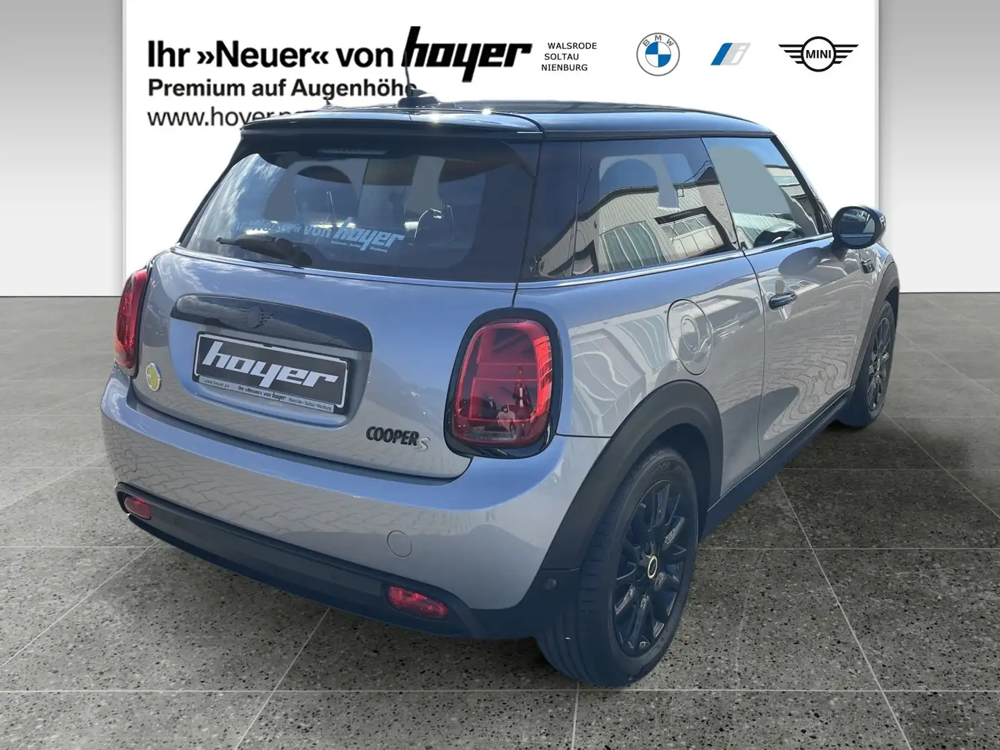 MINI Cooper SE Hatch DAB LED Navi Tempomat Klimaaut. Gris - 2