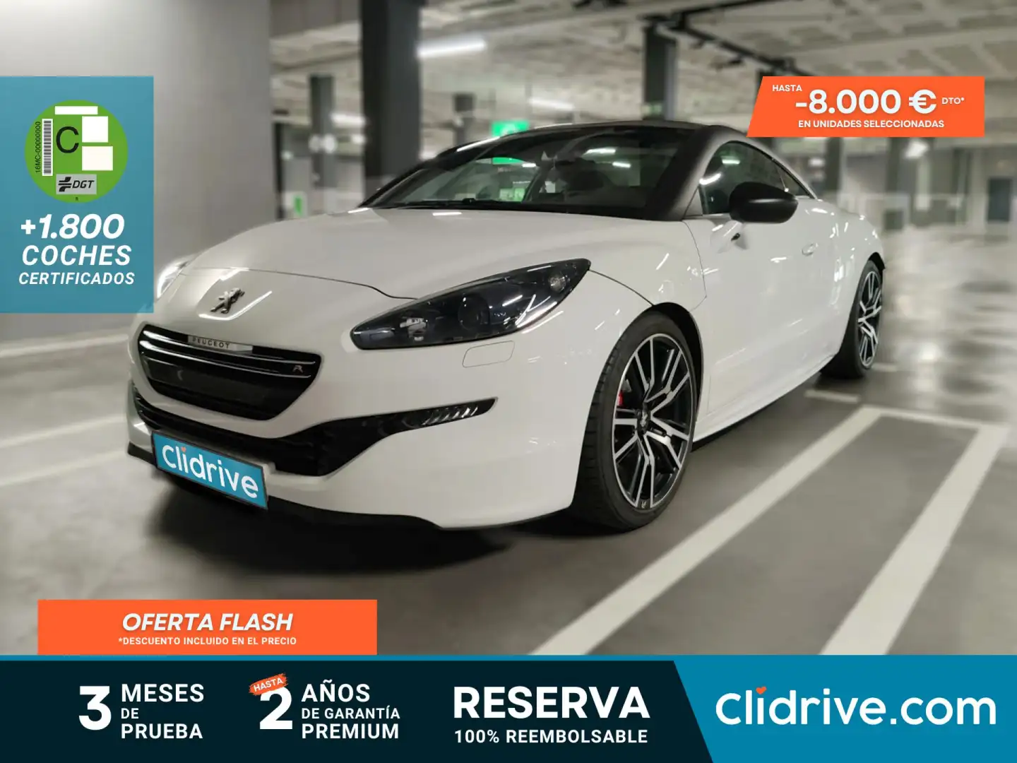 Peugeot RCZ 1.6 THP 199KW (270CV) Blanc - 1
