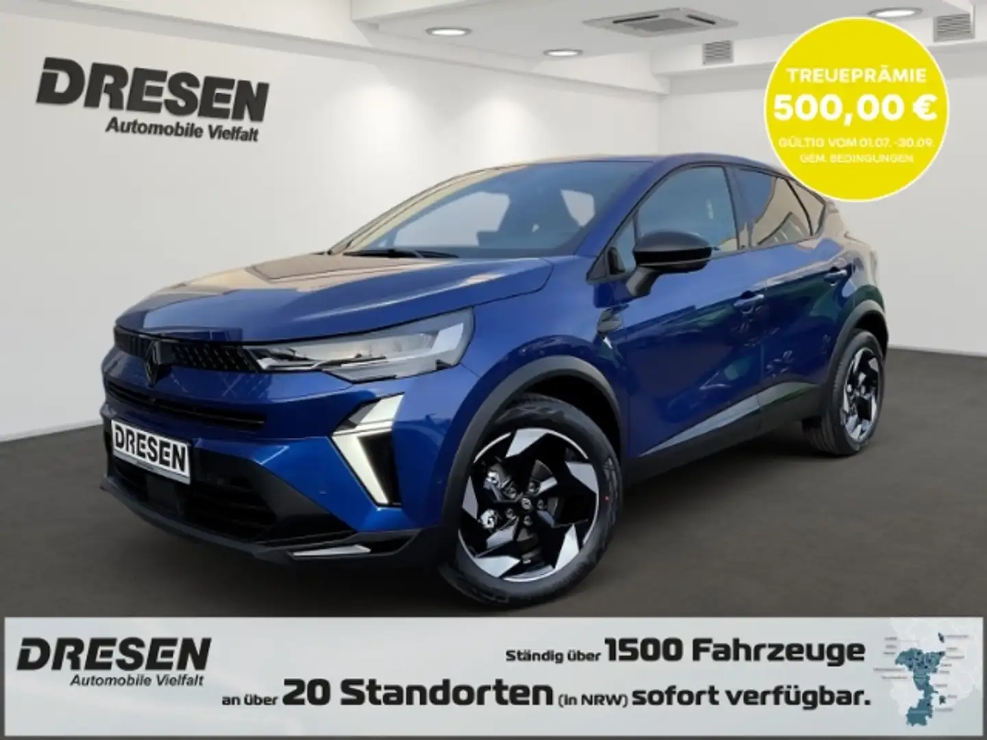 Renault Captur II 1.3 TCe 140 Mild-Hybrid Techno NAVI WINTERPAKET Blau - 1