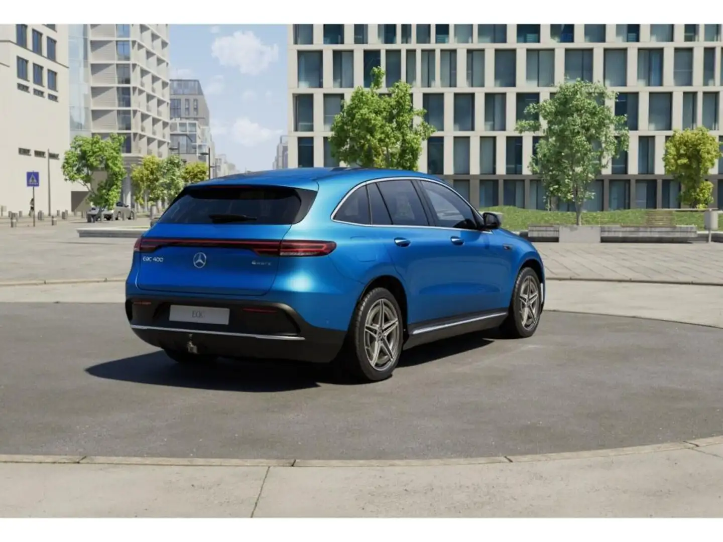 Mercedes-Benz EQC 400 4M AMG-Sport/AHK/360/Distr/MBeam/SHD/19" Blau - 2