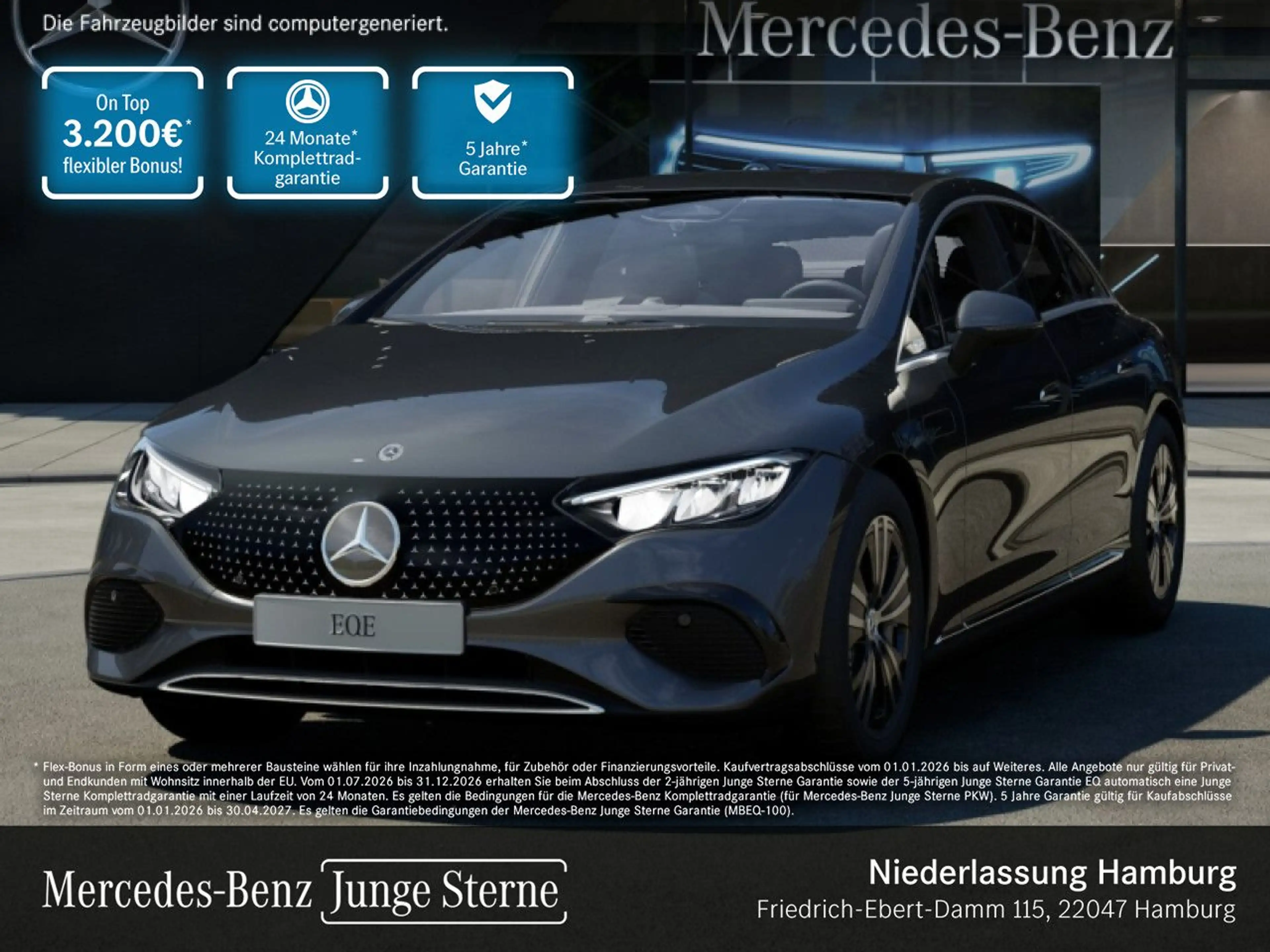 Mercedes-Benz EQE 300 Avantgarde WideScreen Navi Premium Distr.