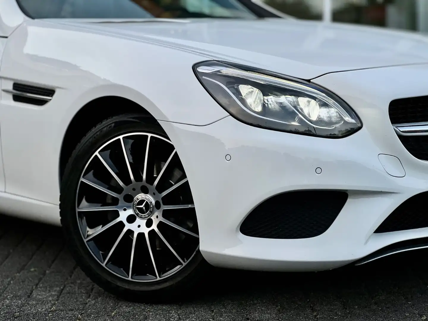 Mercedes-Benz SLC 180 Roadster*Kamera*PDC*LED*Shz*Leder*Navi Bianco - 2