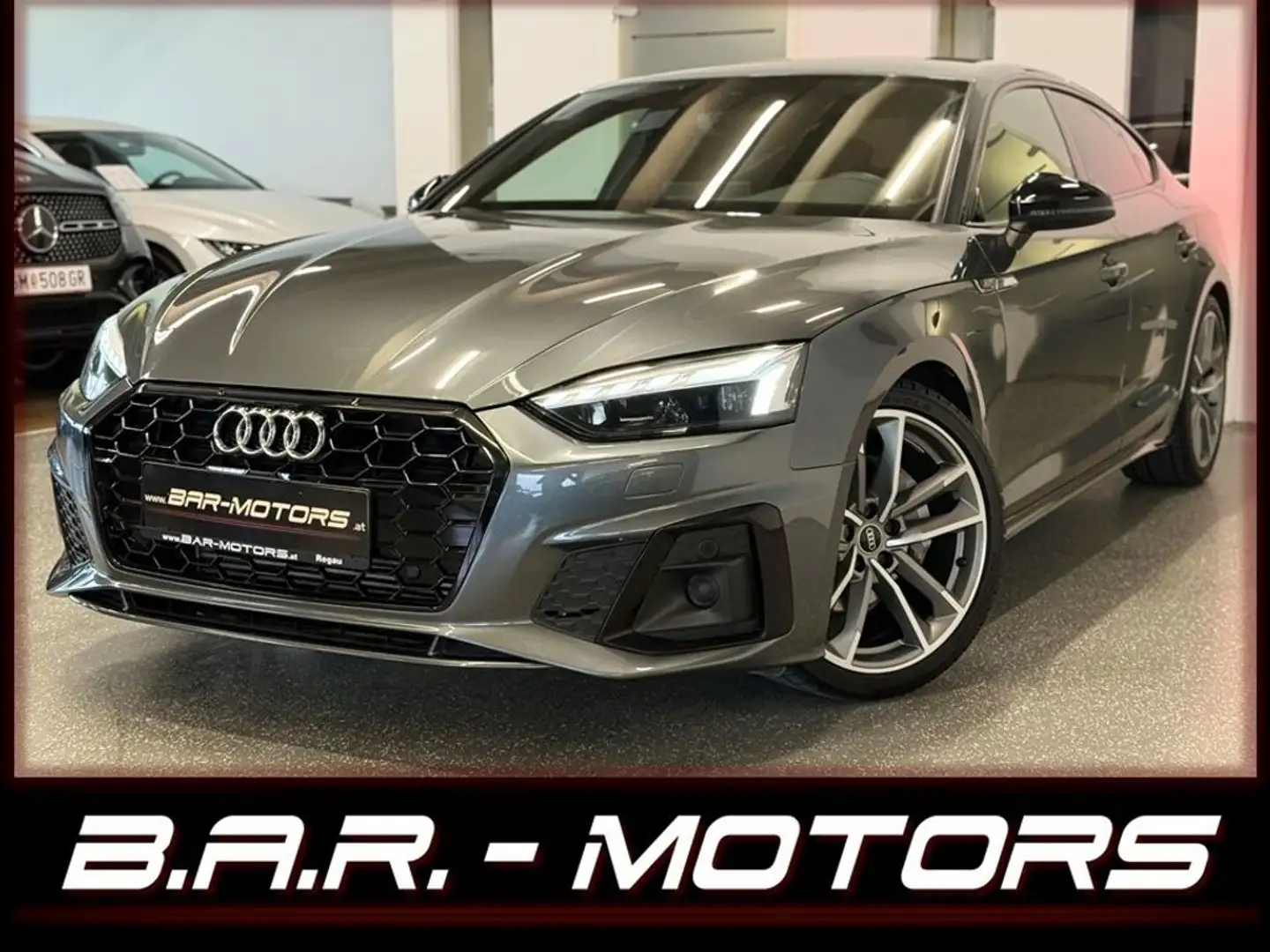 Audi A5 40 TFSI 3xSLINE*MATRIX*KAMERA*LANE*ACC*VIRTUAL* Grau - 1