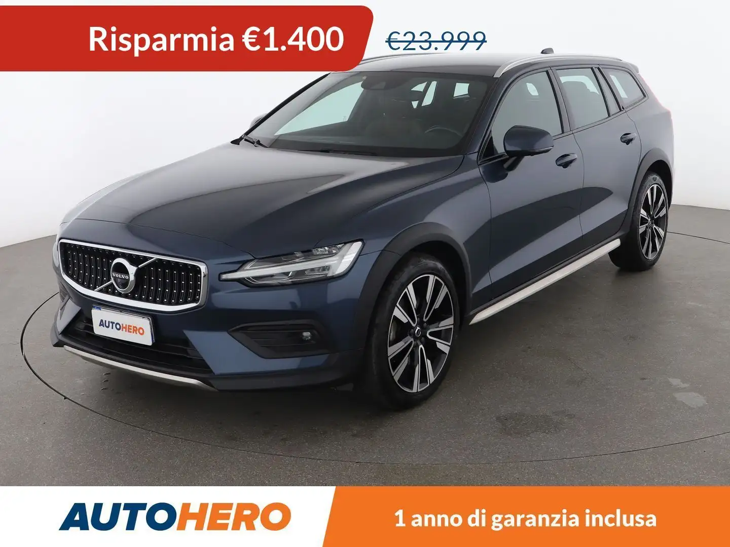 Volvo V60 Cross Country 2.0 B4 Business Pro Geartronic AWD MHEV Blu/Azzurro - 1