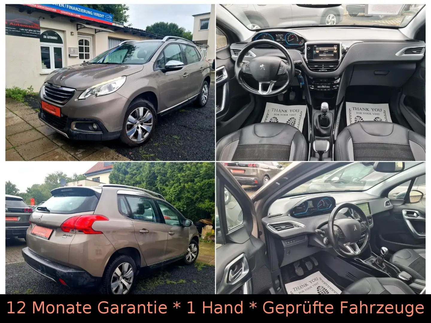 Peugeot 2008 Allure 130 PS/LED/Leder/City-Paket Grau - 1