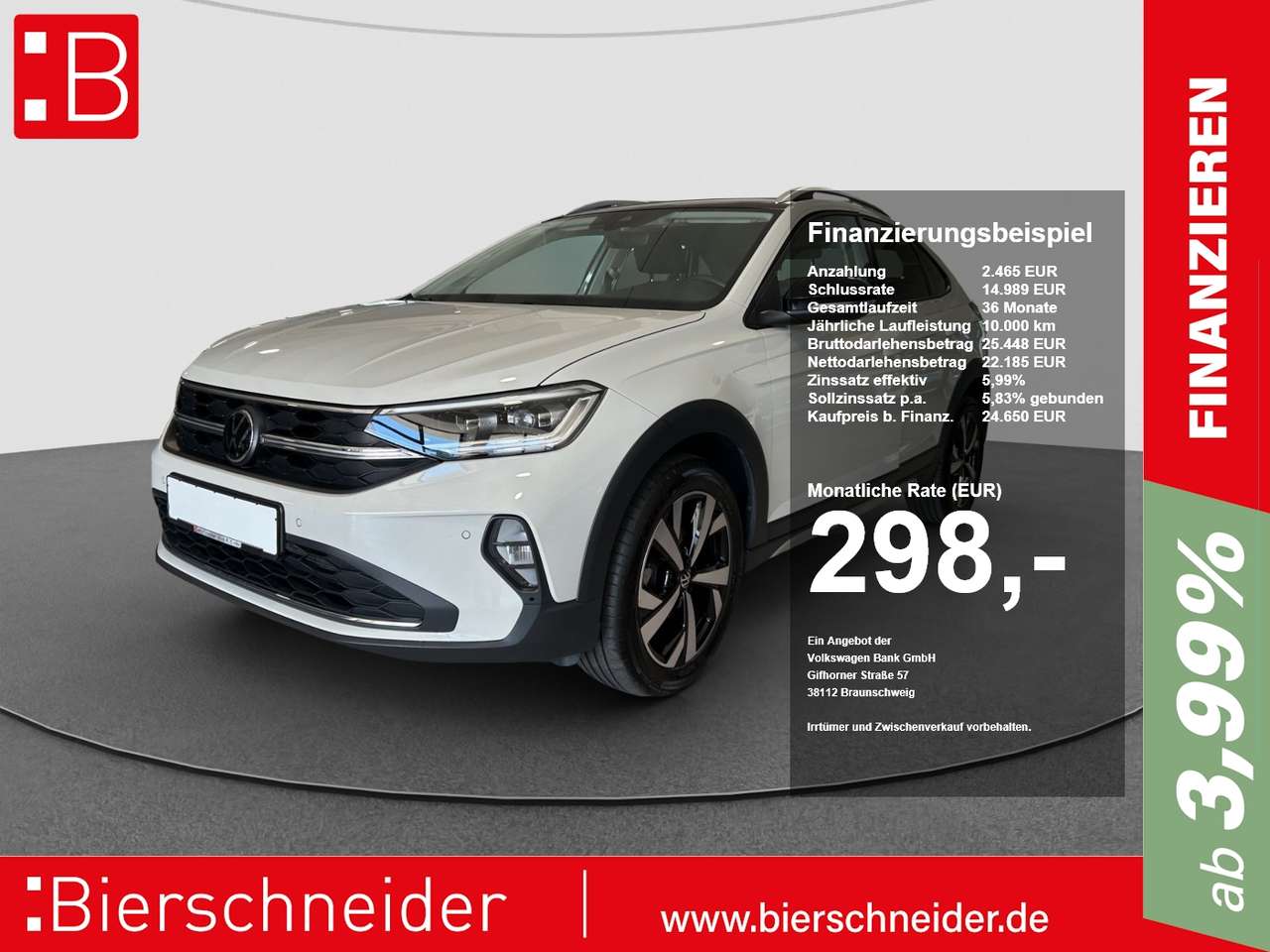Volkswagen Taigo 2023 — 1.5 TSI DSG Style AHK NAVI IQ-LIGHT ACC PDC