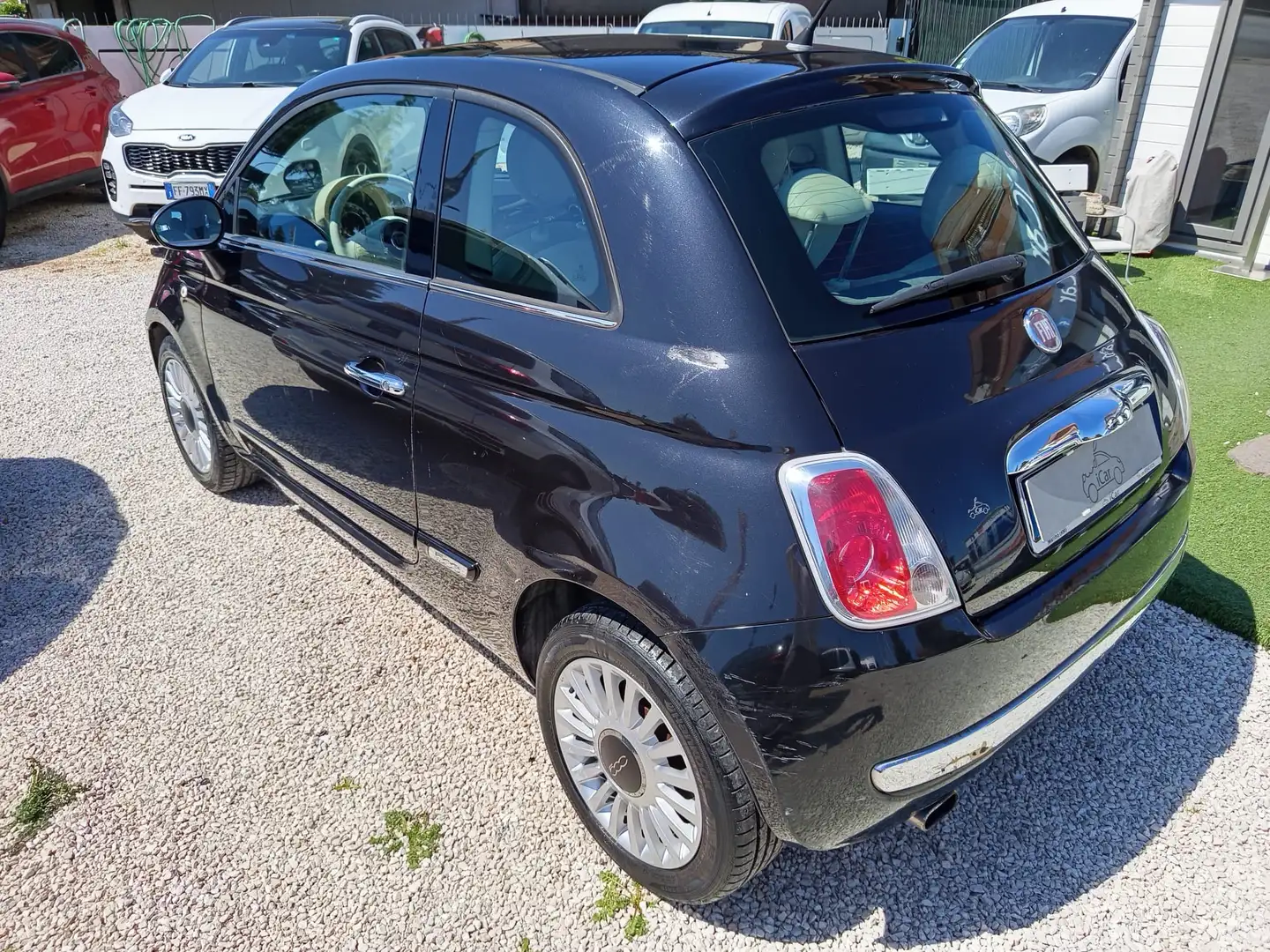 Fiat 500 1.2 Lounge 69cv GPL Schwarz - 2