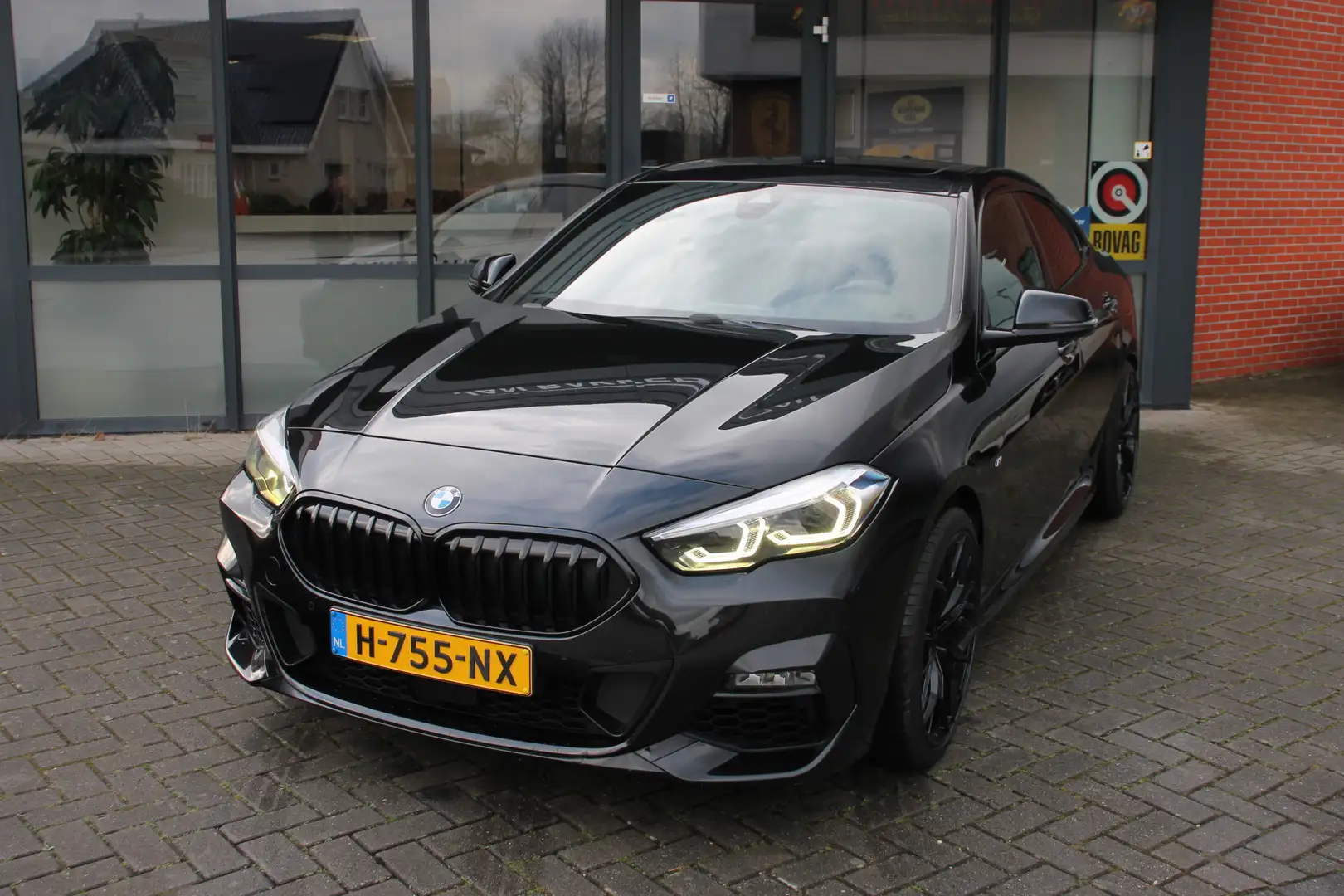 BMW 218 2-serie Gran Coupé 218i M-Sport PRO ✅ M-uitlaatsys Чорний - 2