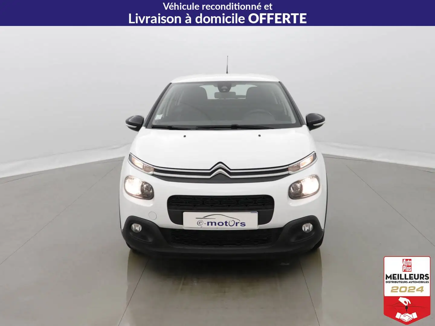 Citroen C3 C3 Société PureTech 82cv Feel Nav Blanc - 2