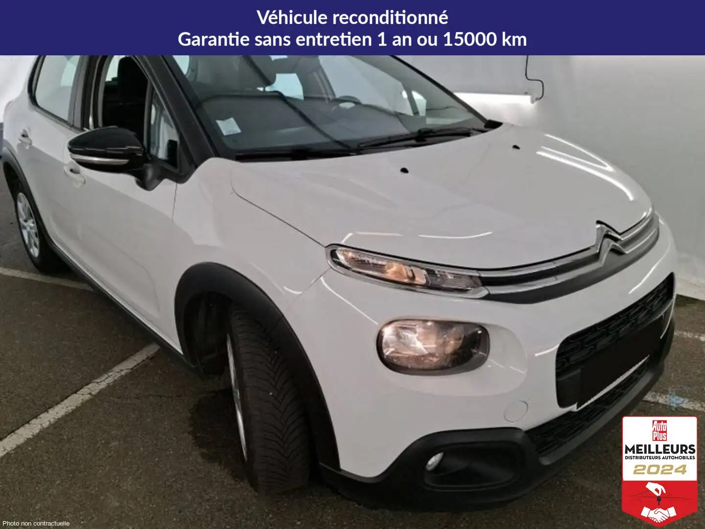 Citroen C3 C3 Société PureTech 82cv Feel Nav Blanc - 2