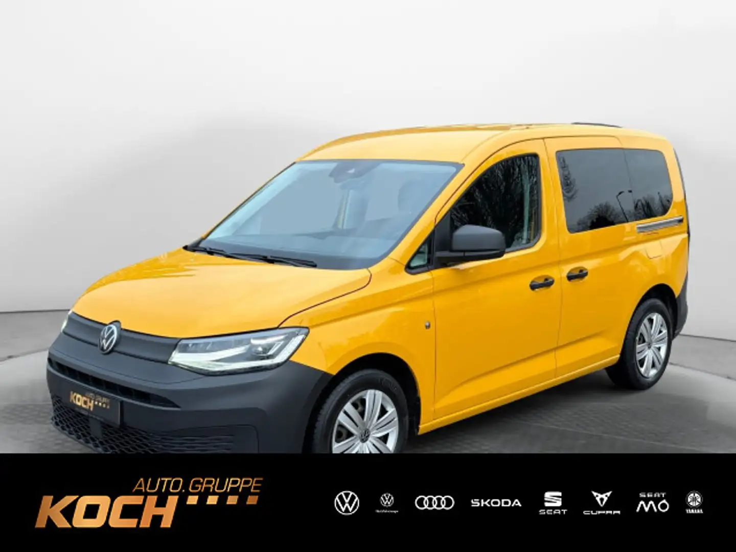 Volkswagen Caddy 2.0 TDI LED Navi GRA Klimaaut. Jaune - 1