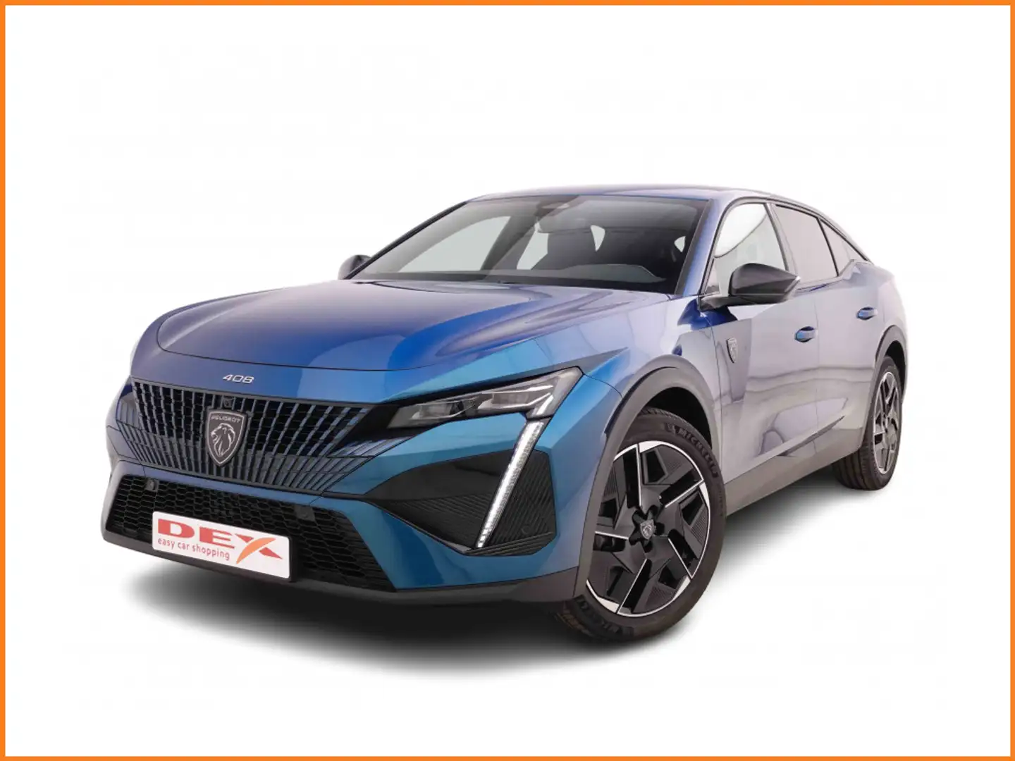 Peugeot 408 1.2 T 130 EAT8 GT + GPS + LED + ALU18 Bleu - 1