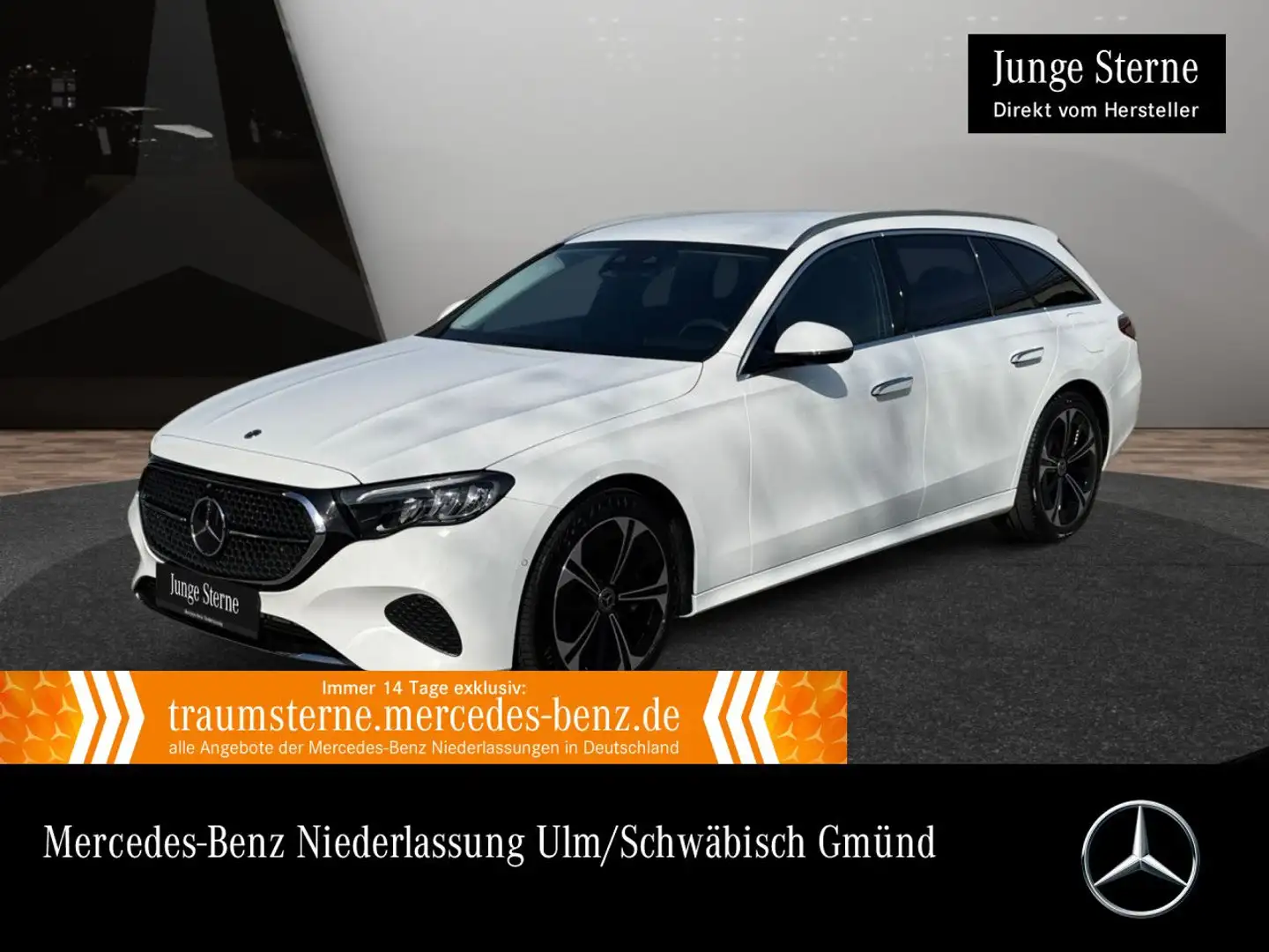 Mercedes-Benz E 300 de T Avantgarde Fahrass Distr. LED AHK PTS Blanc - 1