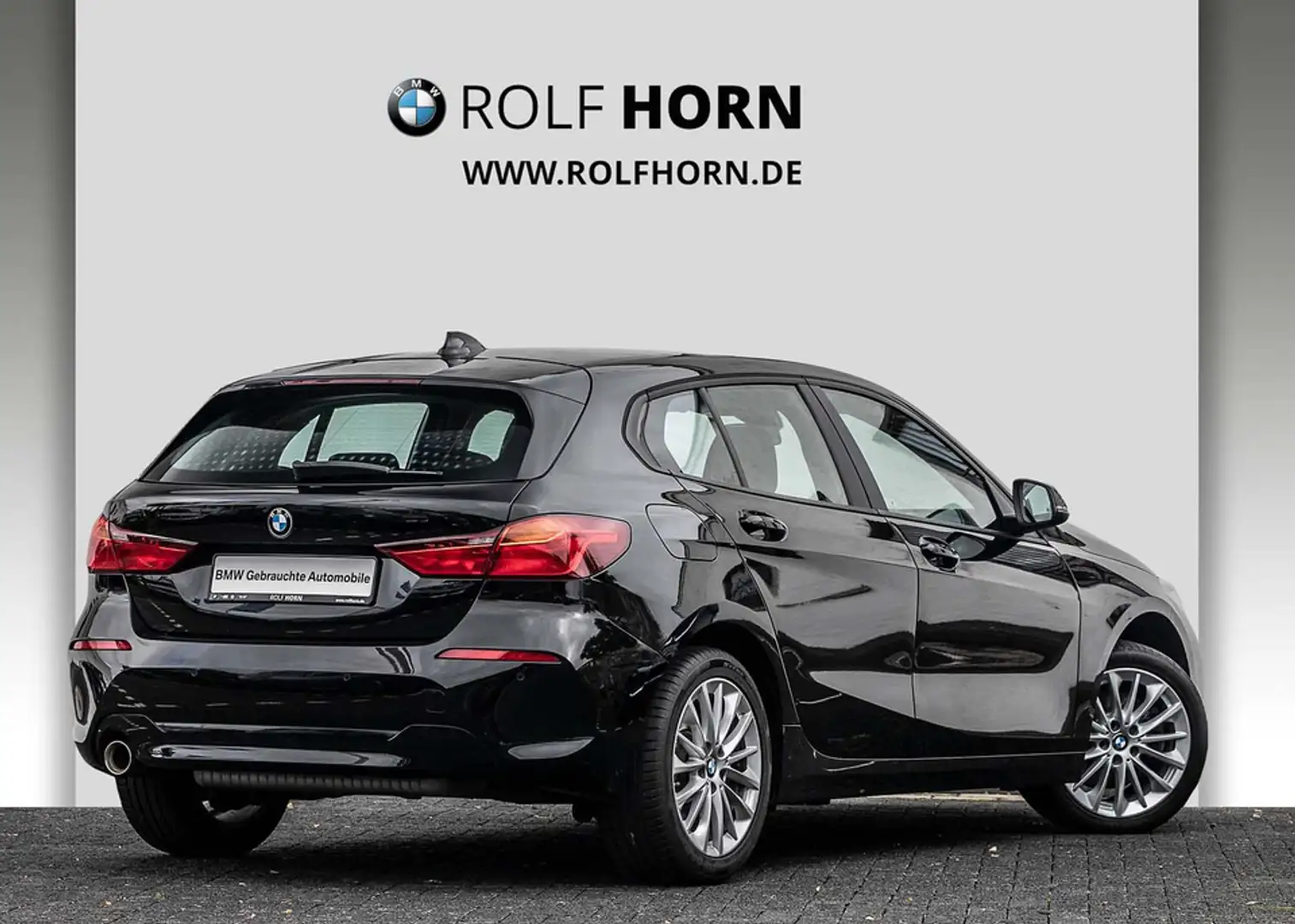 BMW 118 i Advantage PDC Sitzhzg Lederlenkrad Navi 17" Zwart - 2