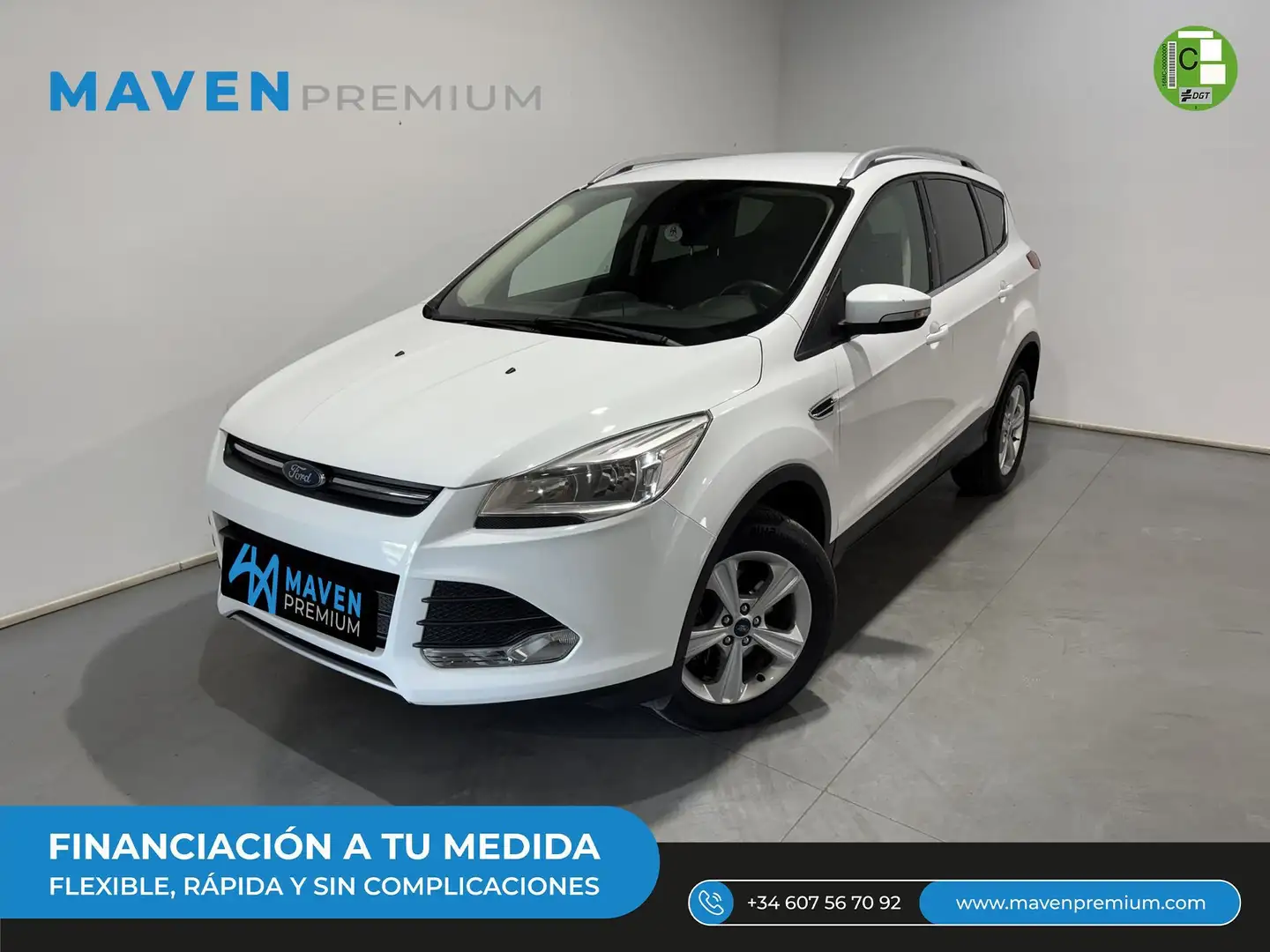 Ford Kuga 2.0TDCi Trend 4x2 120 Blanc - 1