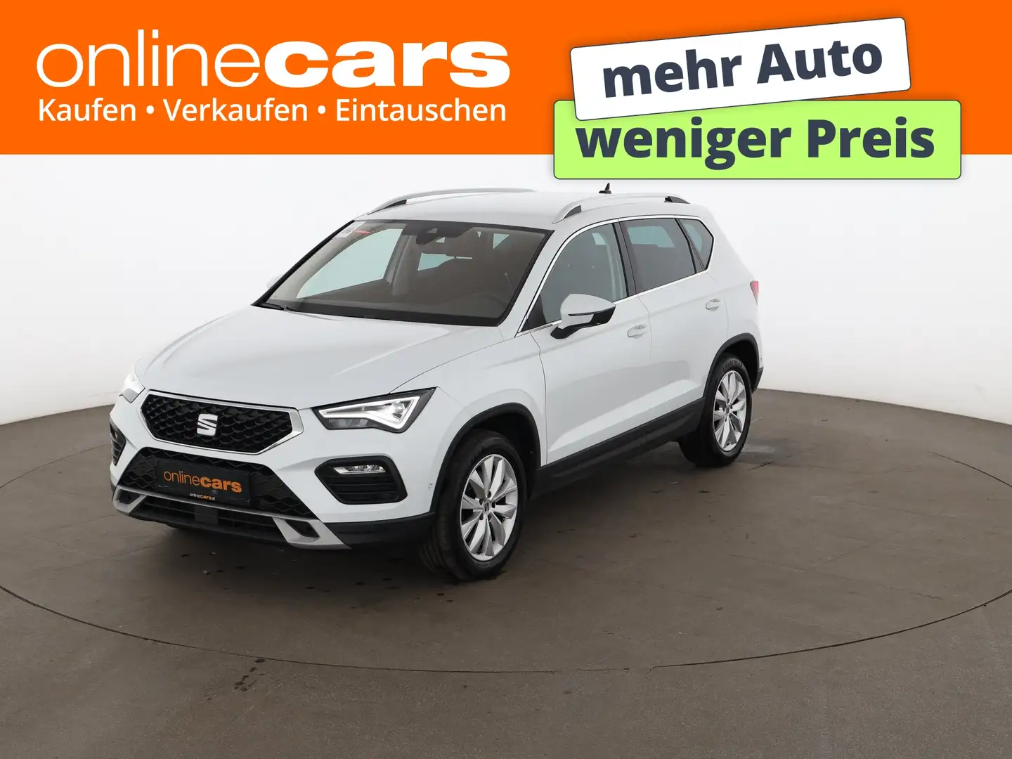 SEAT Ateca 2.0 TDI Style Aut LED RADAR NAVI SITZHZG Weiß - 1